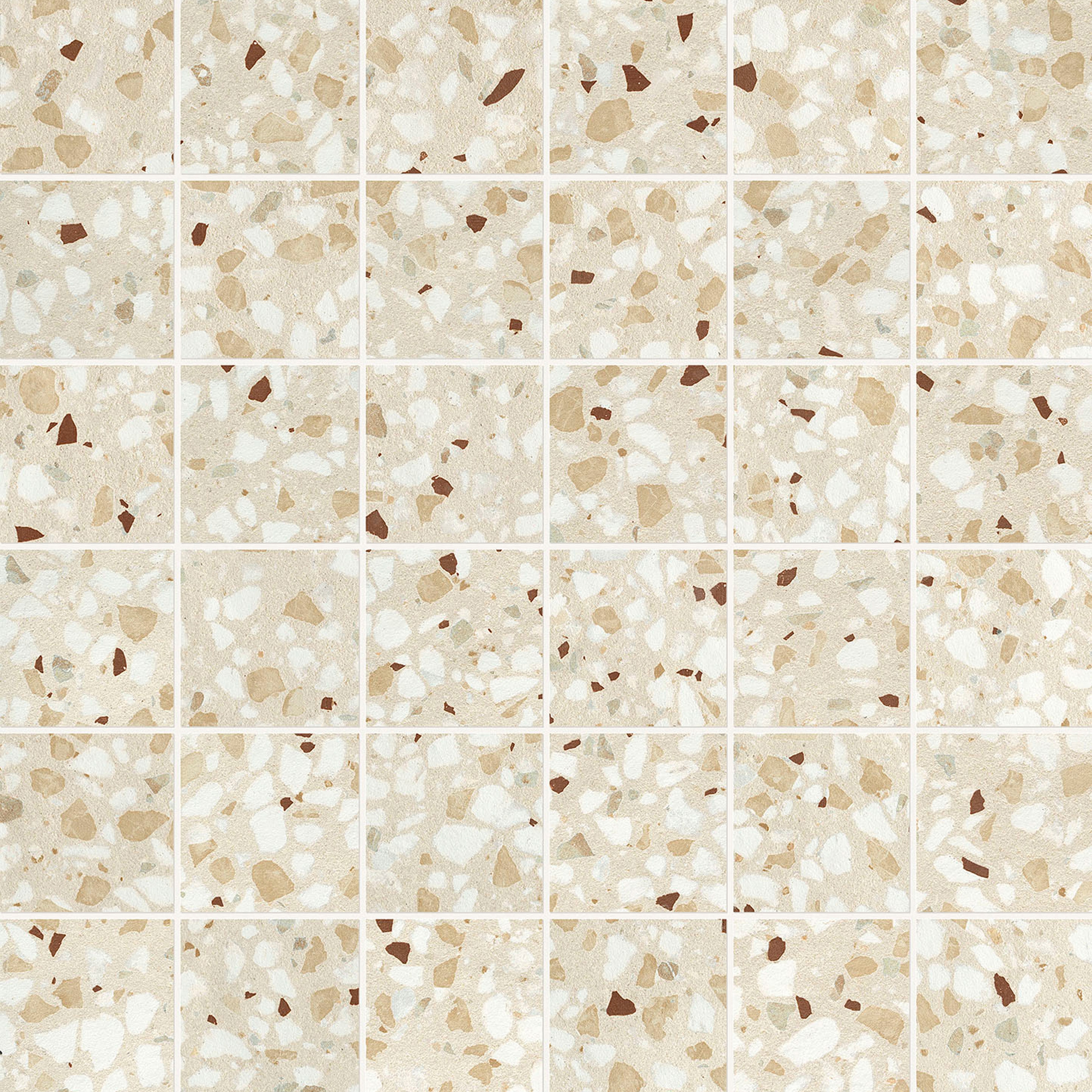 Glim Gemme Beige Macromosaico Matt 30X30