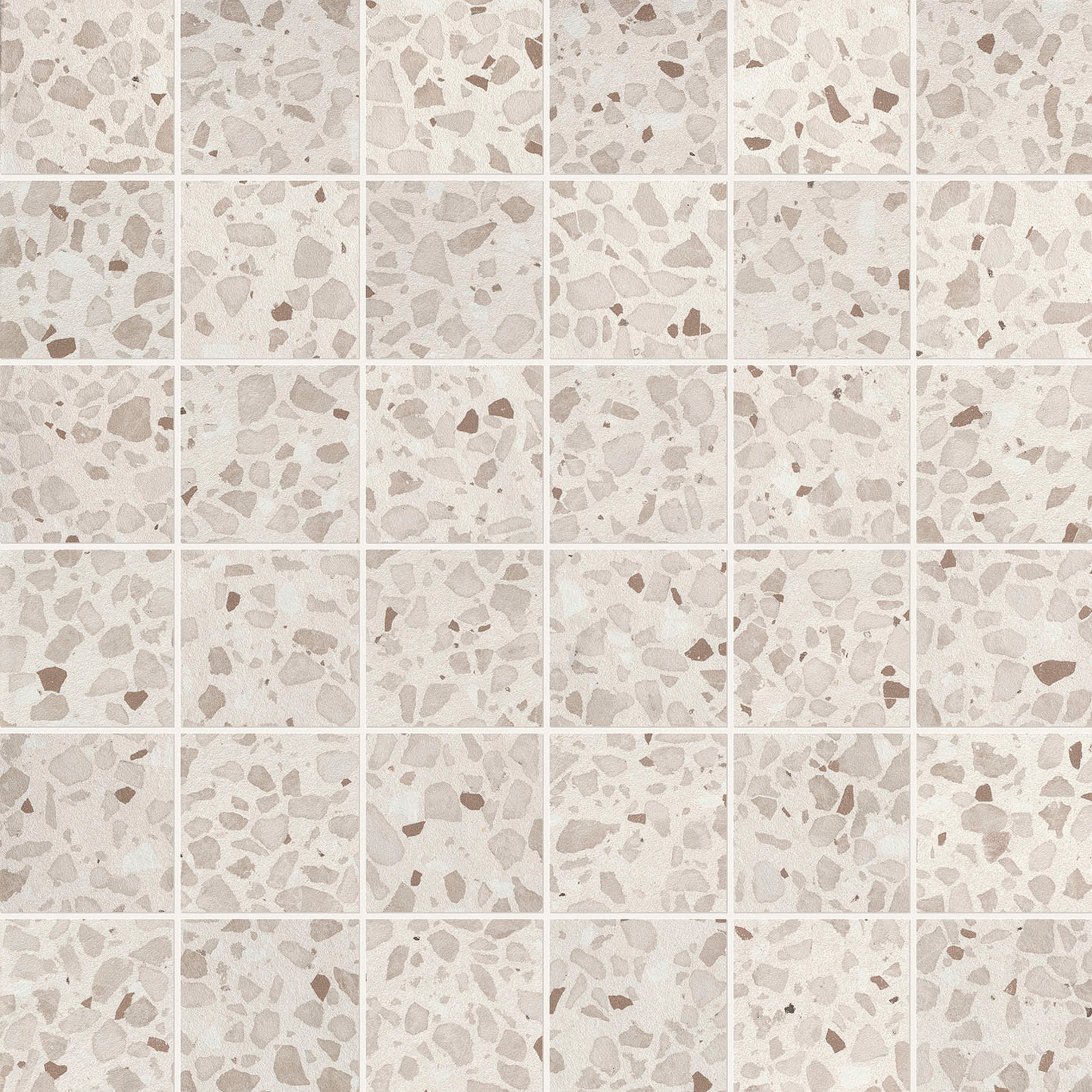 Glim Gemme Bianco Macromosaico Matt 30X30