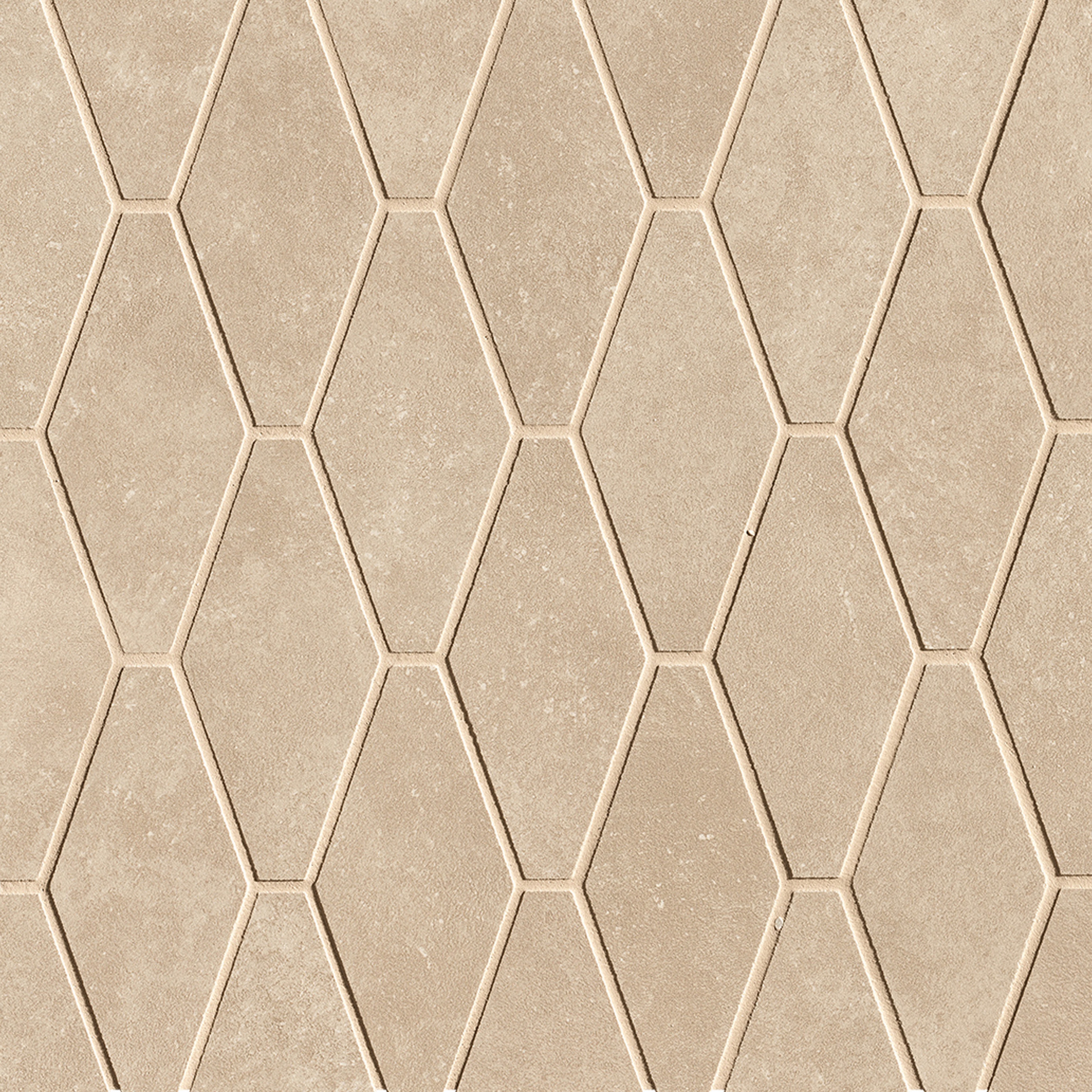 Nobu Beige Gres Rombi Mosaico Matt 31X35,5