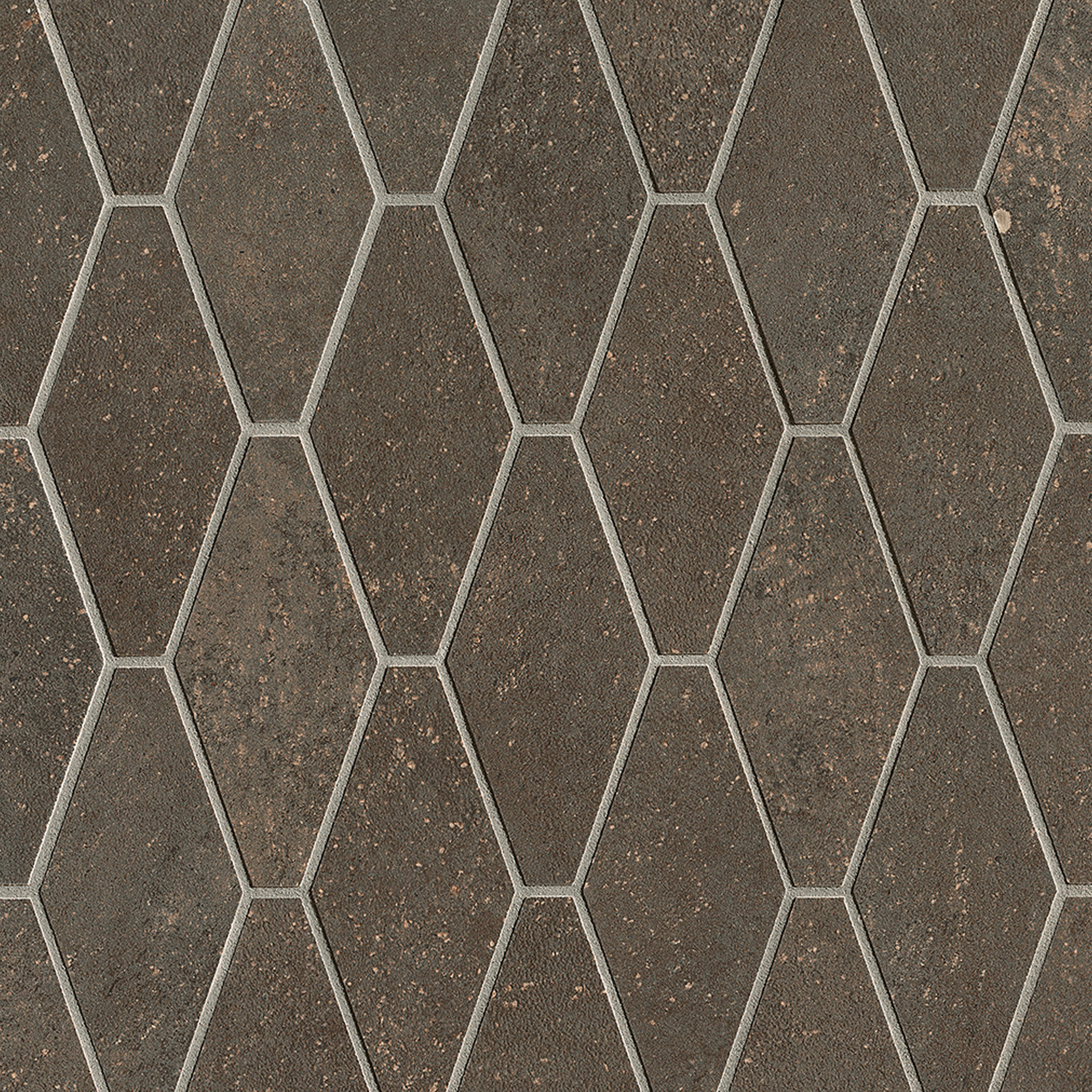 Nobu Cocoa Gres Rombi Mosaico Matt 31X35,5