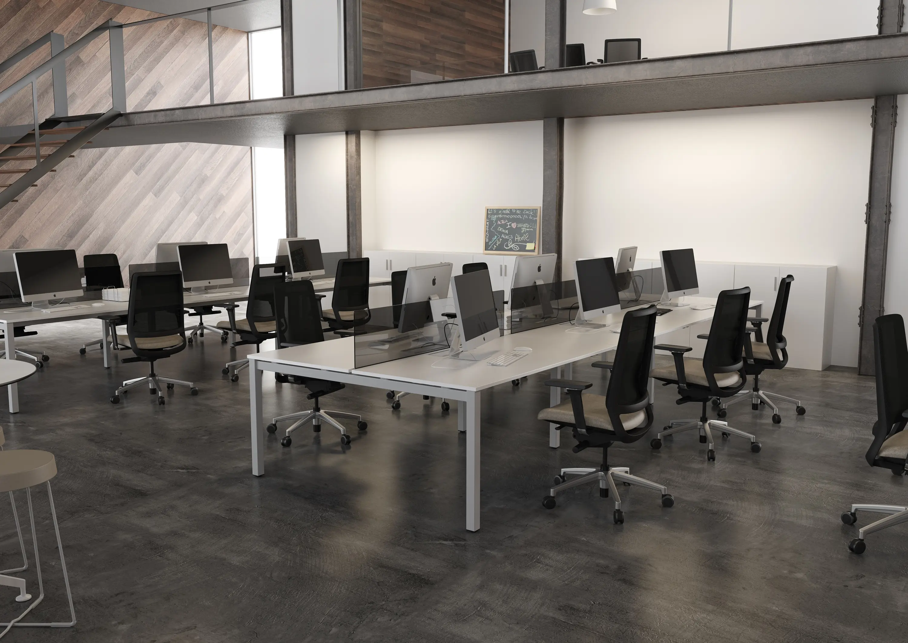 Forma 5 - Zama Desk with Return Desks