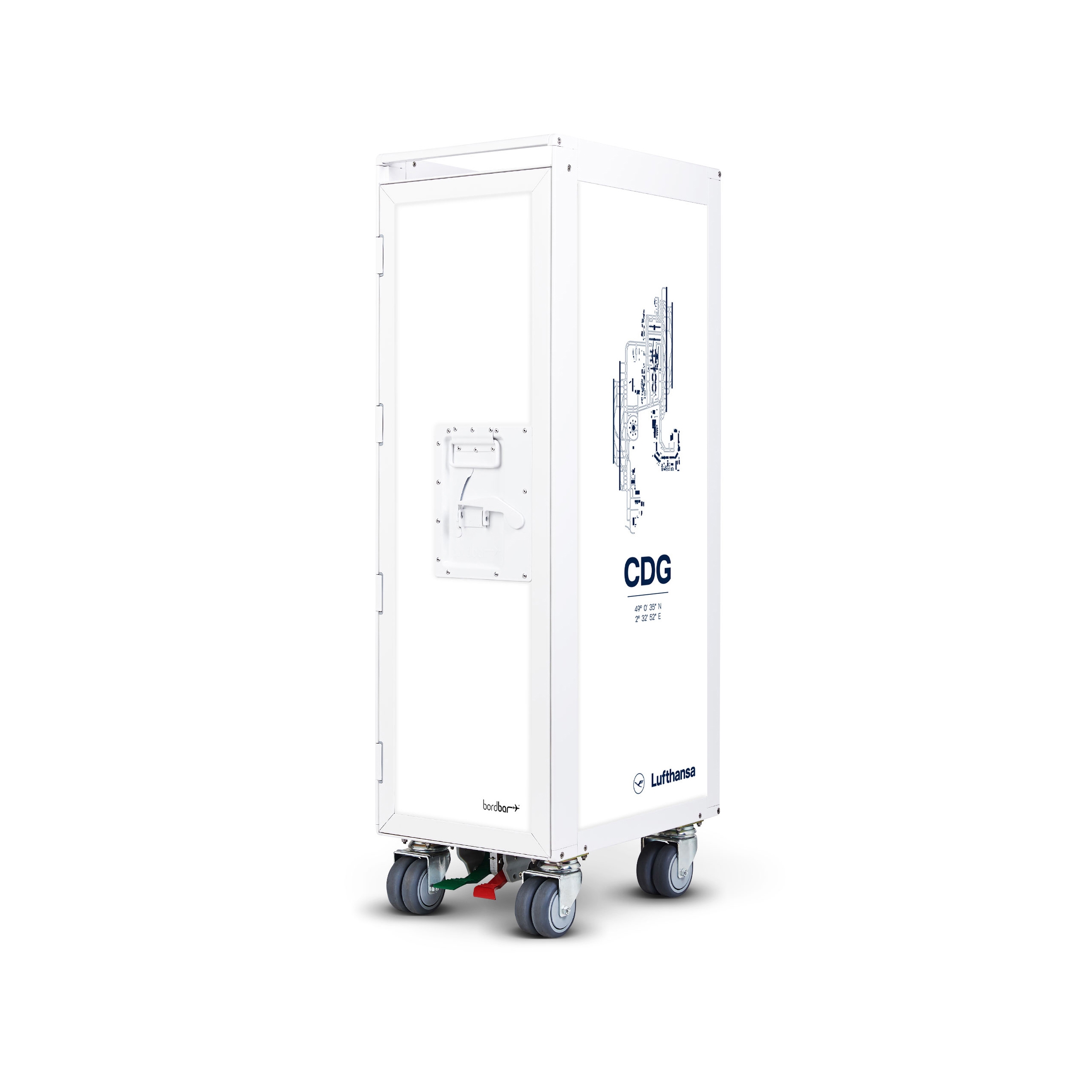 Display product bordbar_white_Lufthansa runway_CGD from manufacturer bordbar
