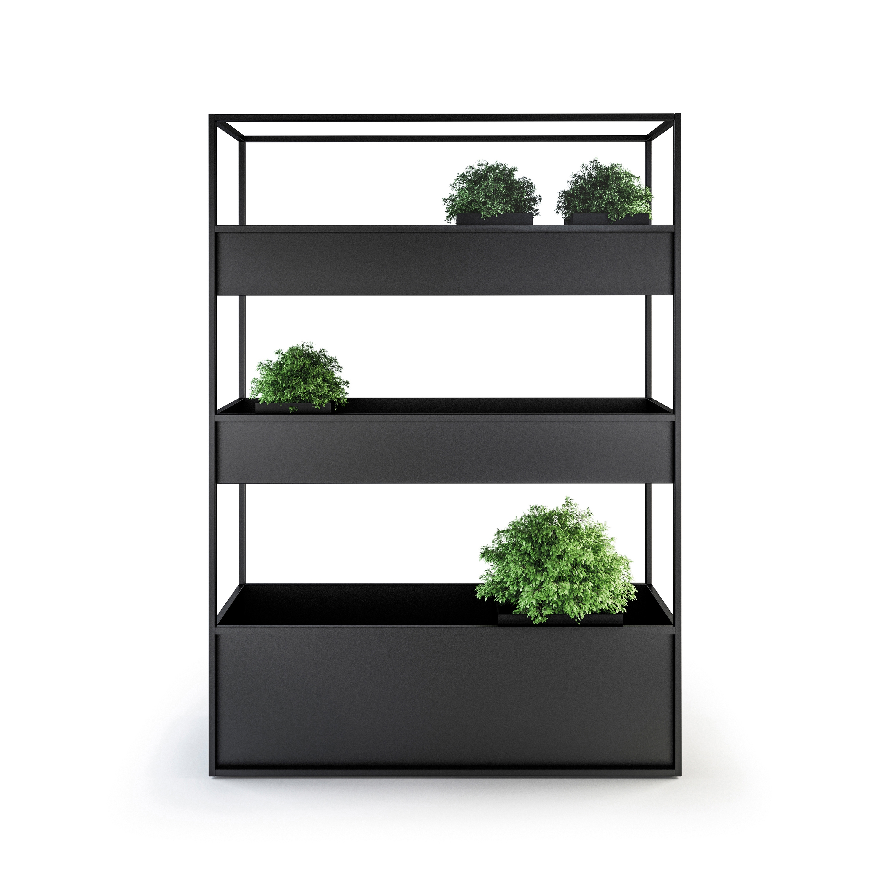 Display product Planter / Flower pot | Planter Carl 1400 3 boxes from manufacturer Röshults