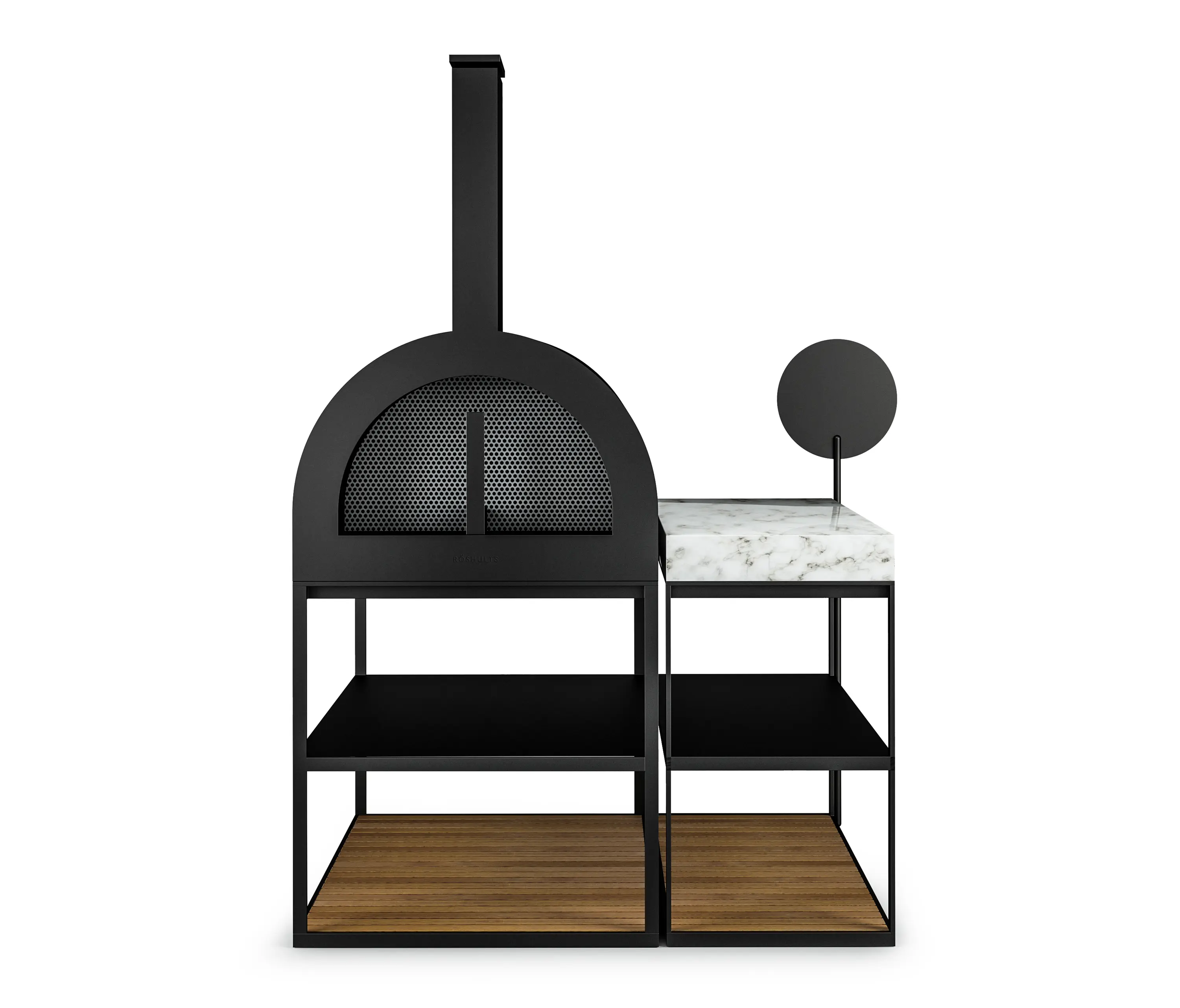 Röshults - BBQ Wood Oven | Anthracite