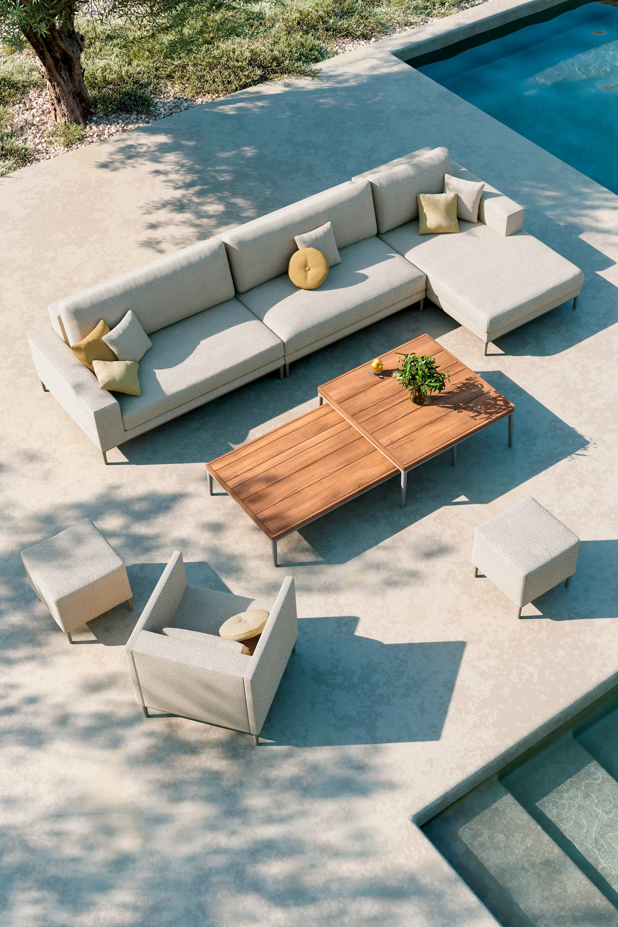 Manutti - Zendo Sense coffee table rectangular