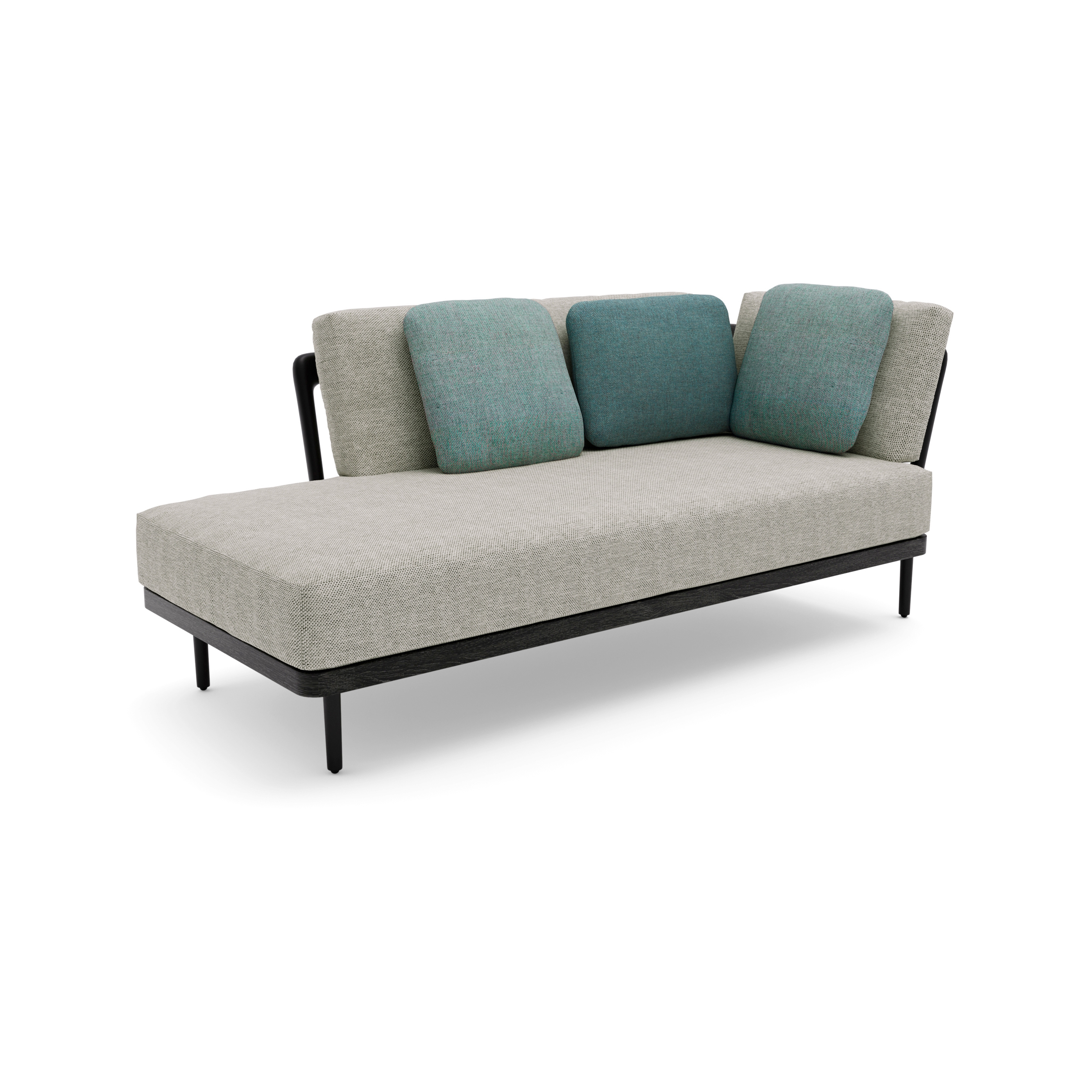 Afficher le produit Flex left corner double end seat du fabricant Manutti