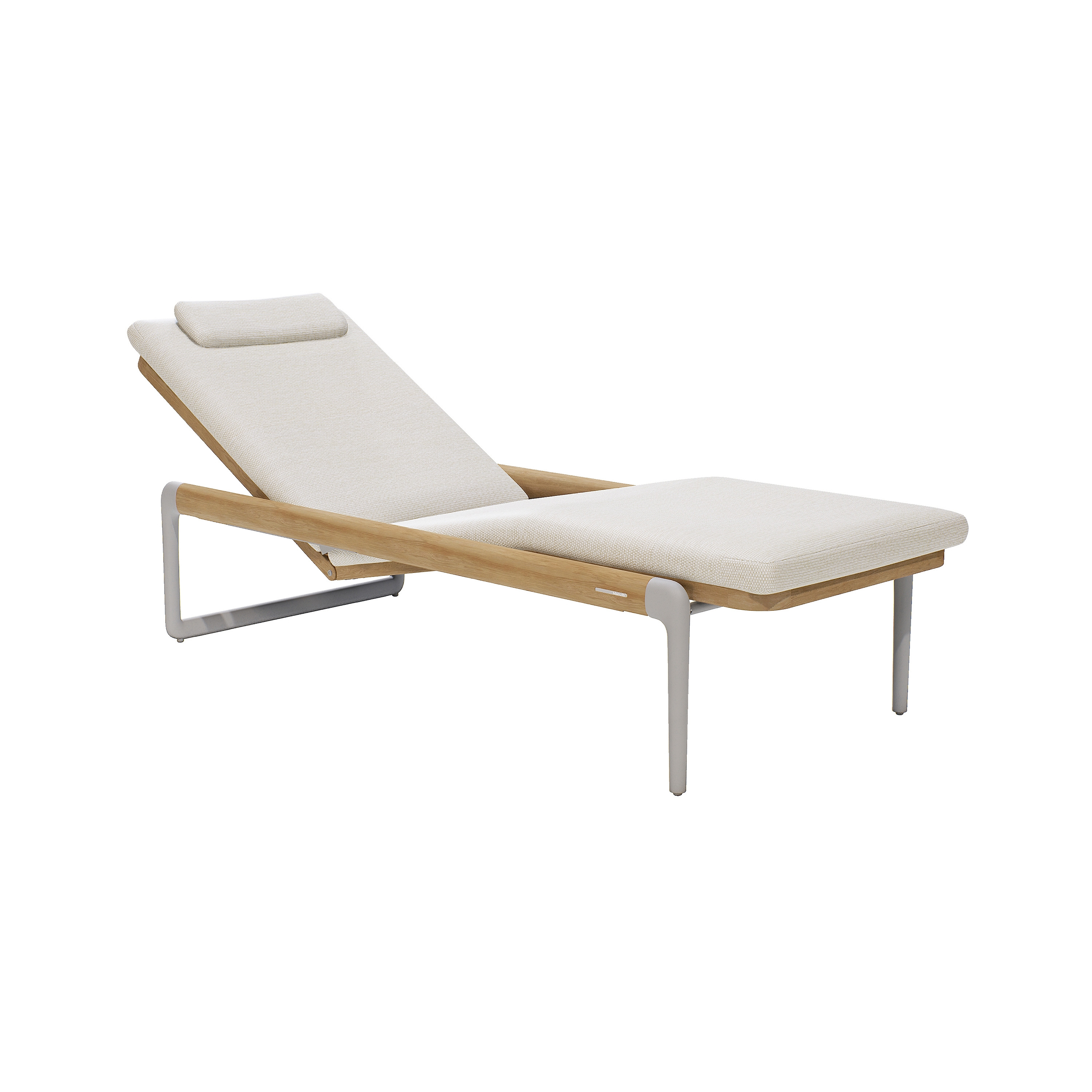 Flex teak lounger