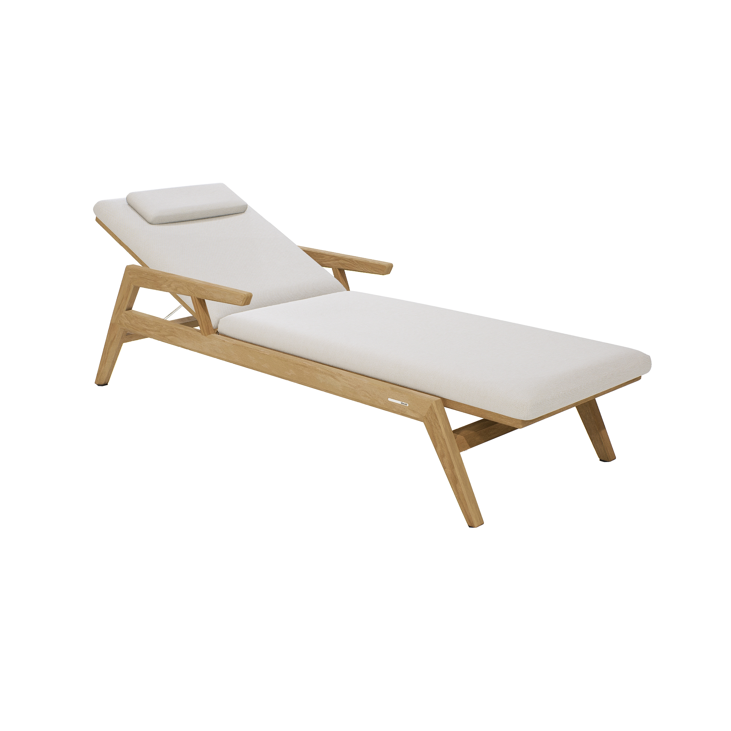 Mostra il prodotto Sunrise lounger with armrests del produttore Manutti