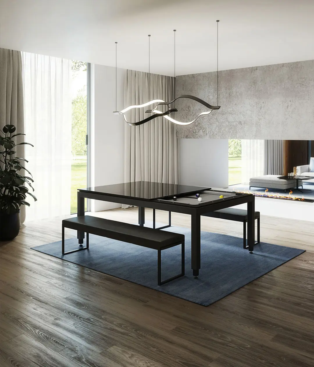 Fusiontables - Fusion table Metal Line Crystal Mirage