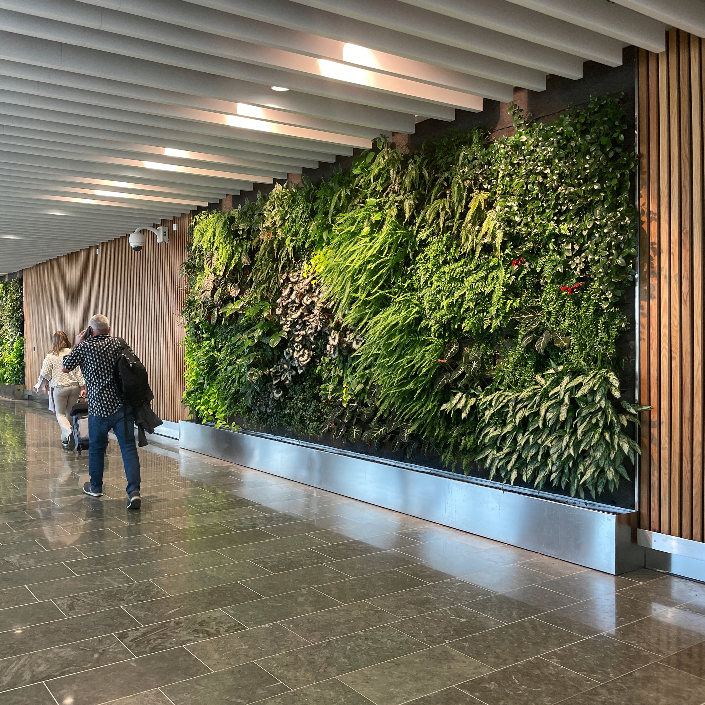 Display product Indoor Vertical Garden | Arlanda Airport from manufacturer Greenworks