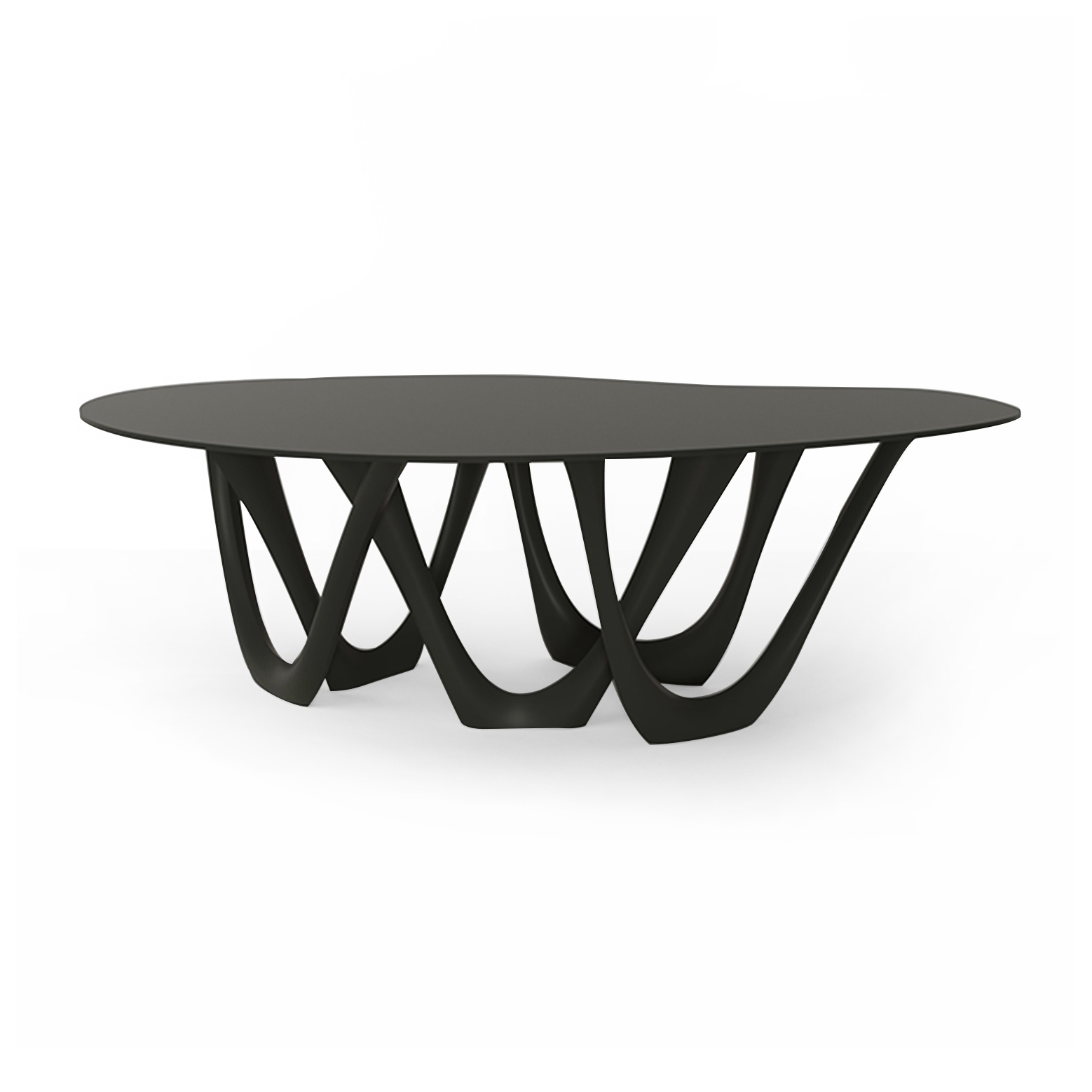 Mostrar el producto G-Table With Carbon Steel Graphite Grey Base And Top del fabricante Zieta