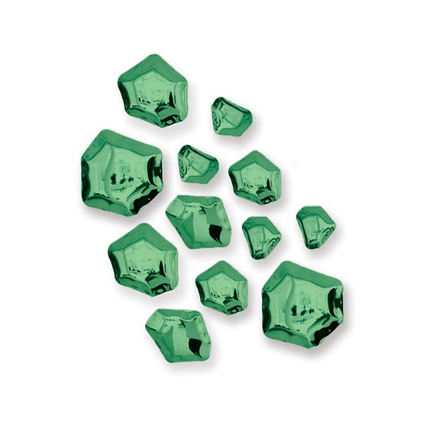 Vertoon produk Kamyki Set Of 12 Gradient Emerald van vervaardiger Zieta