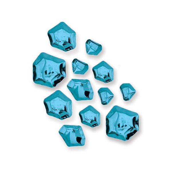 Kamyki Set Of 12 Gradient Sapphire