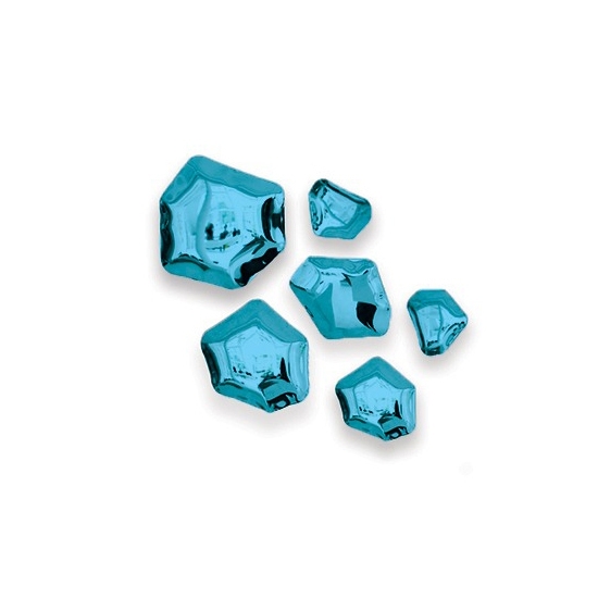 Kamyki Set Of 6 Gradient Sapphire