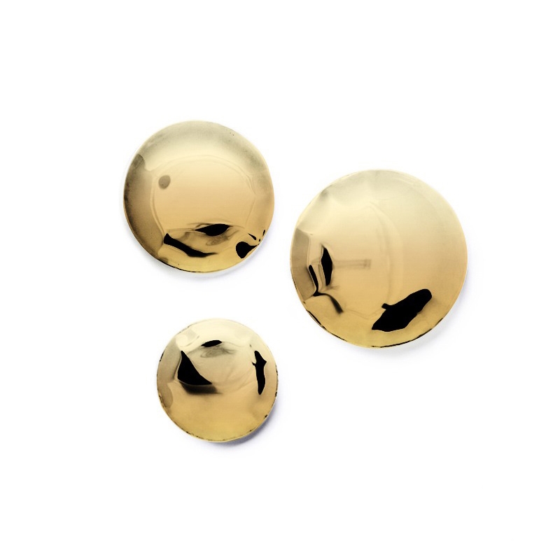 Display product Pin Set Of 3 Heat Flamed Gold from manufacturer Zieta