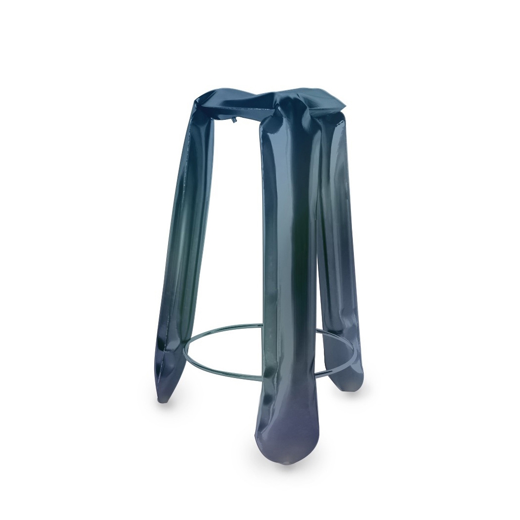 Vertoon produk Plopp Stool Bar Heat Cosmic Blue van vervaardiger Zieta