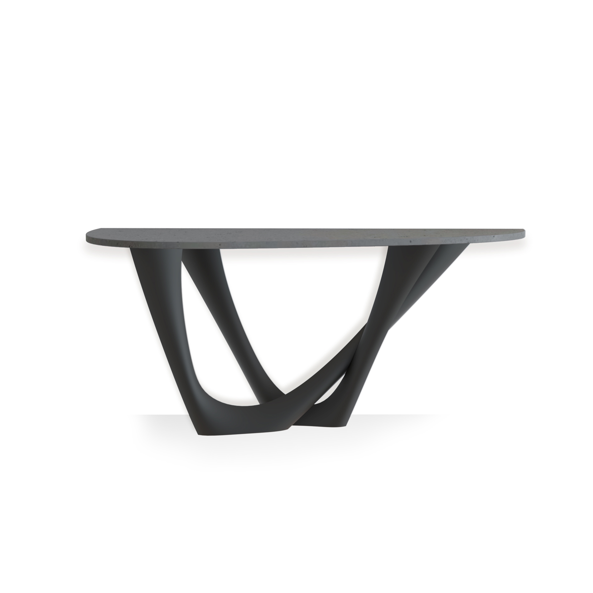 G-Console Duo Graphite Base With Concrete Top
