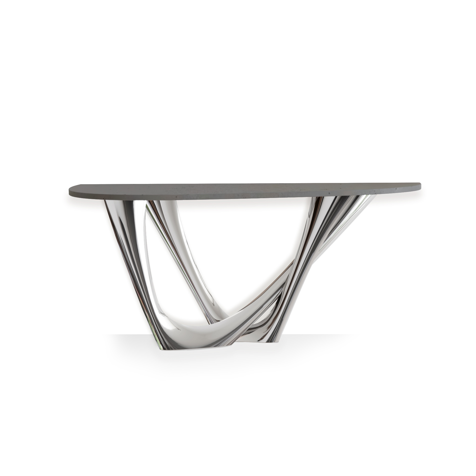 Mostrar el producto G-Console Duo Inox Steel Base With Concrete Top del fabricante Zieta