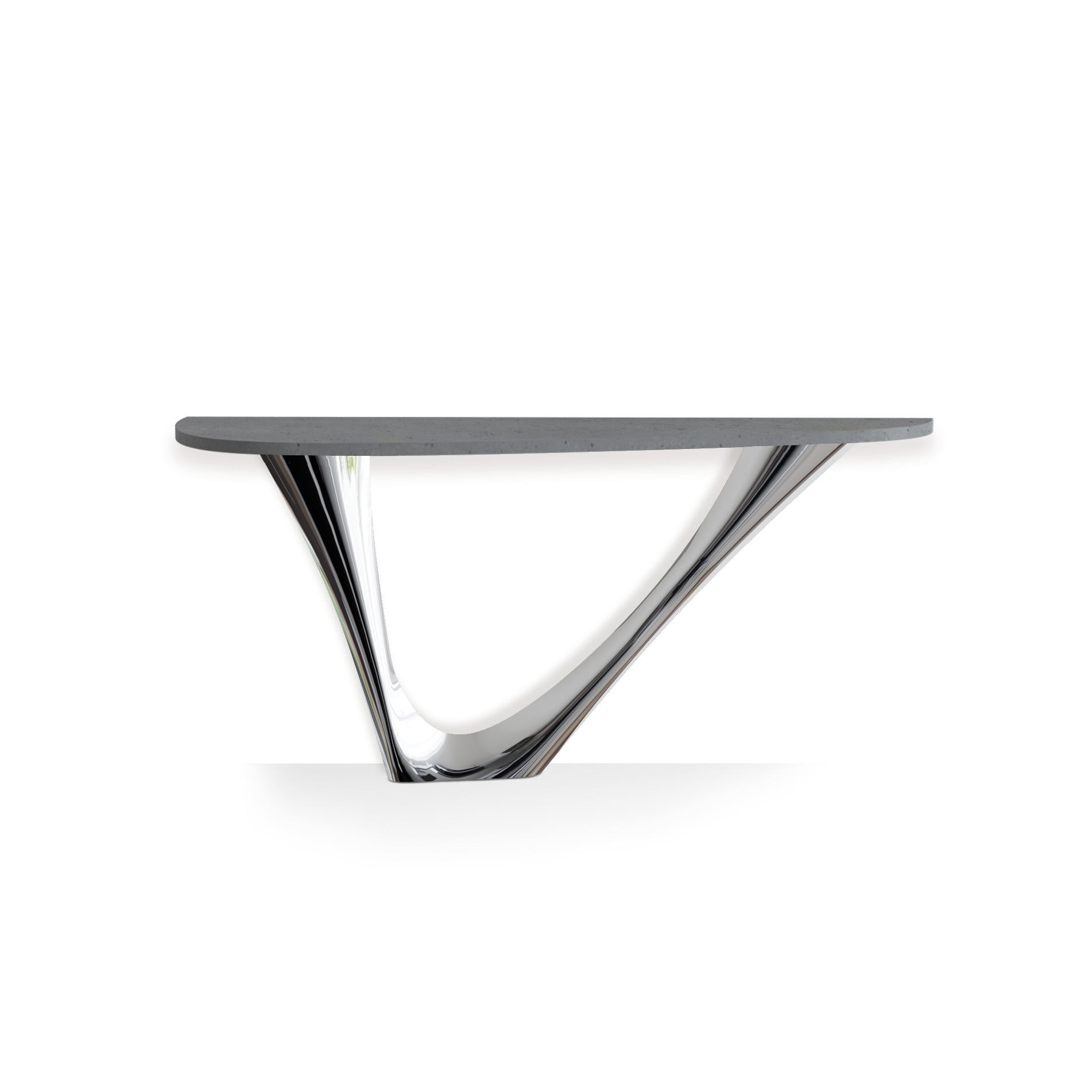Mostrar el producto G-Console Mono Inox Steel Base With Concrete Top del fabricante Zieta