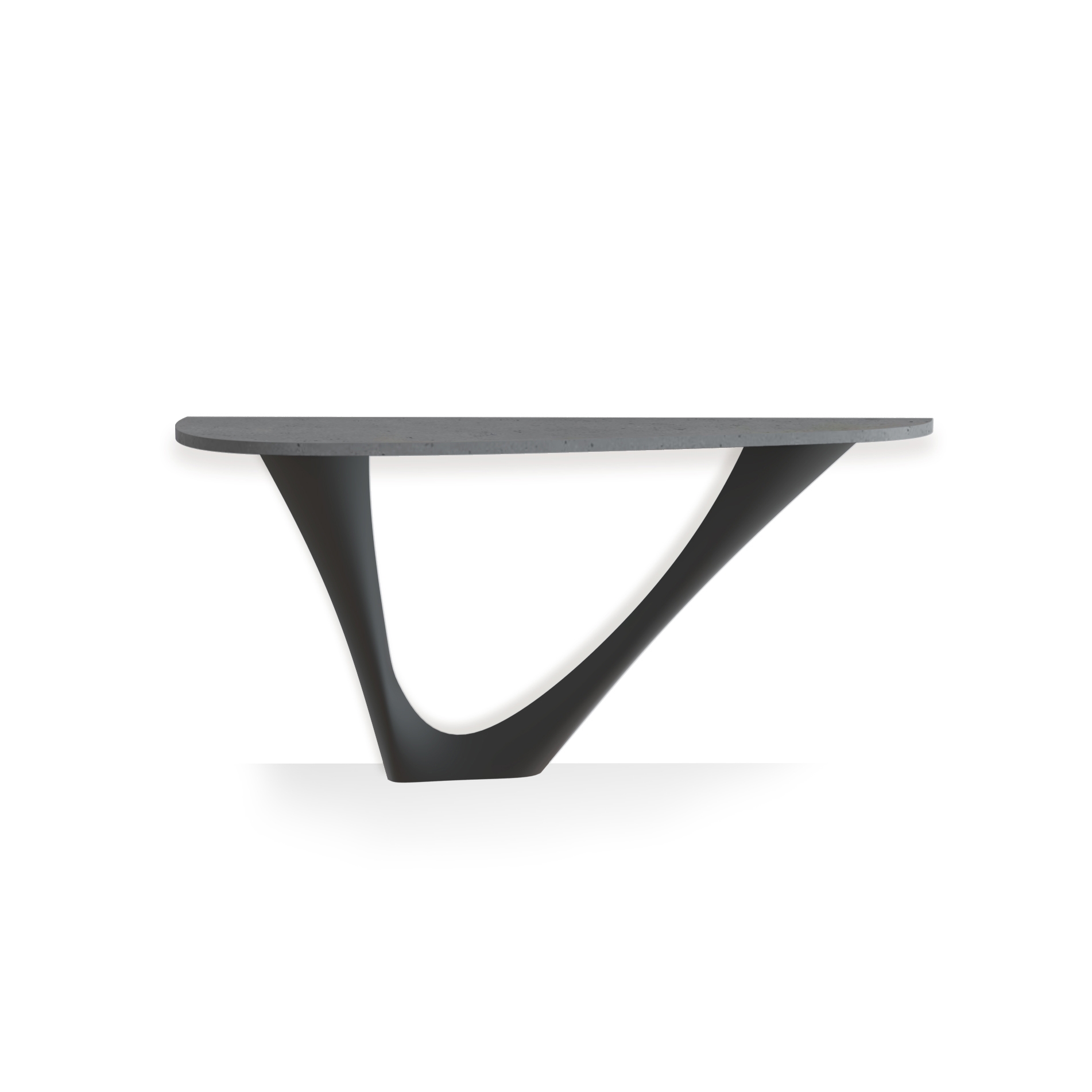 Mostrar el producto G-Console Mono Graphite Base With Concrete Top del fabricante Zieta