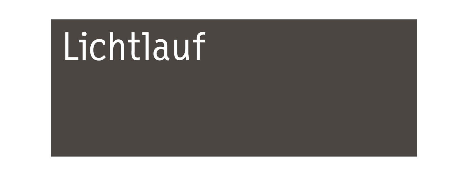 Logo for manufacturer Lichtlauf