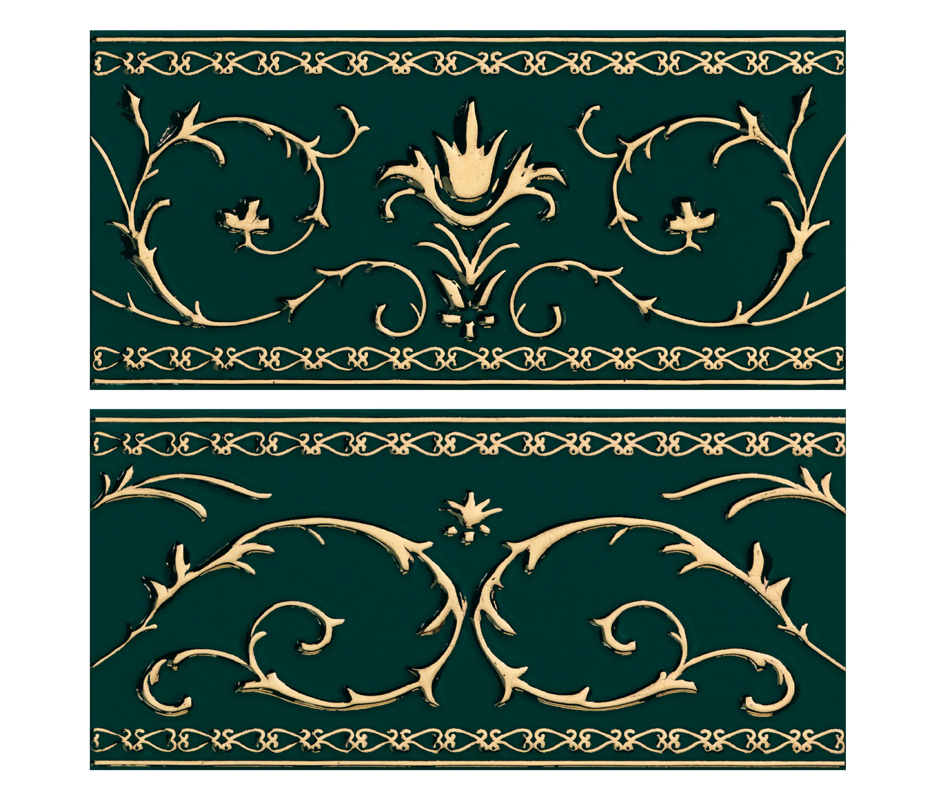 Petracer's Ceramics - Grand Elegance Gold narciso B oro su verde