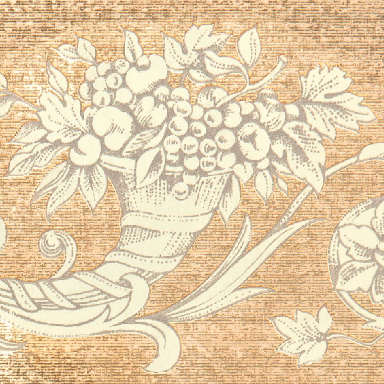 Display product Grand Elegance gemelli con cornucopia su crema C from manufacturer Petracer's Ceramics