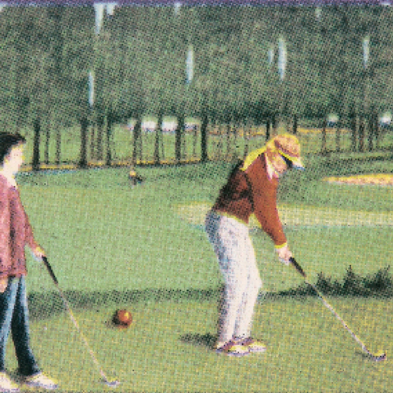 Display product Grand Elegance country life golf A green from manufacturer Petracer's Ceramics