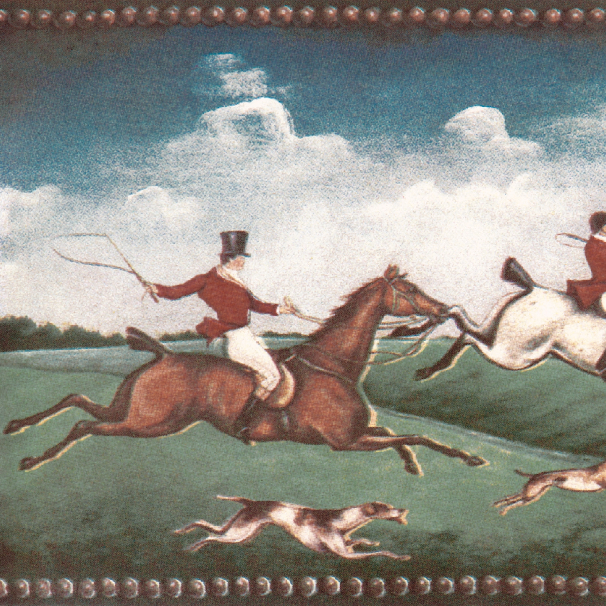 Display product Grand Elegance country life fox hunting B from manufacturer Petracer's Ceramics
