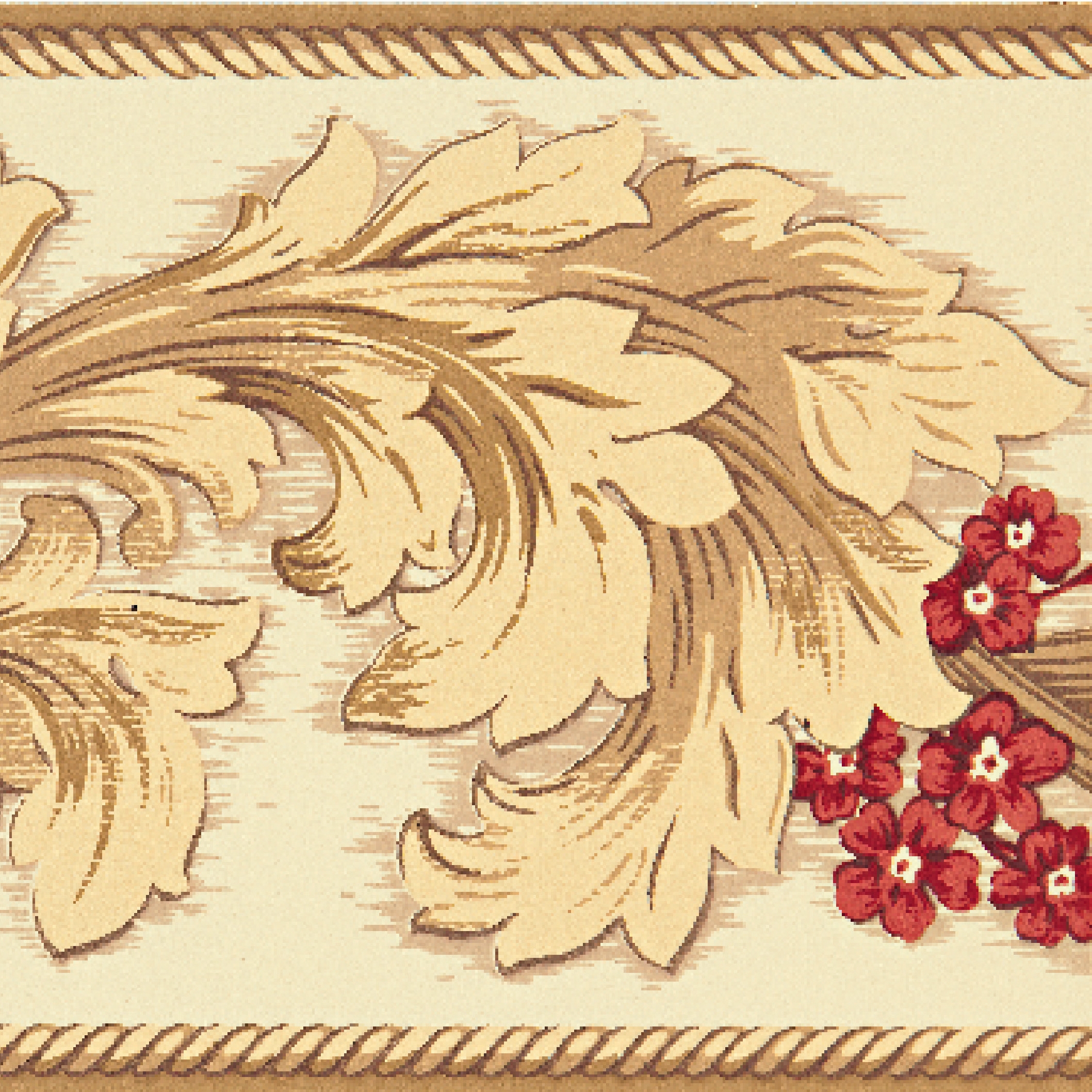 Display product Grand Elegance fleures monique su crema A from manufacturer Petracer's Ceramics
