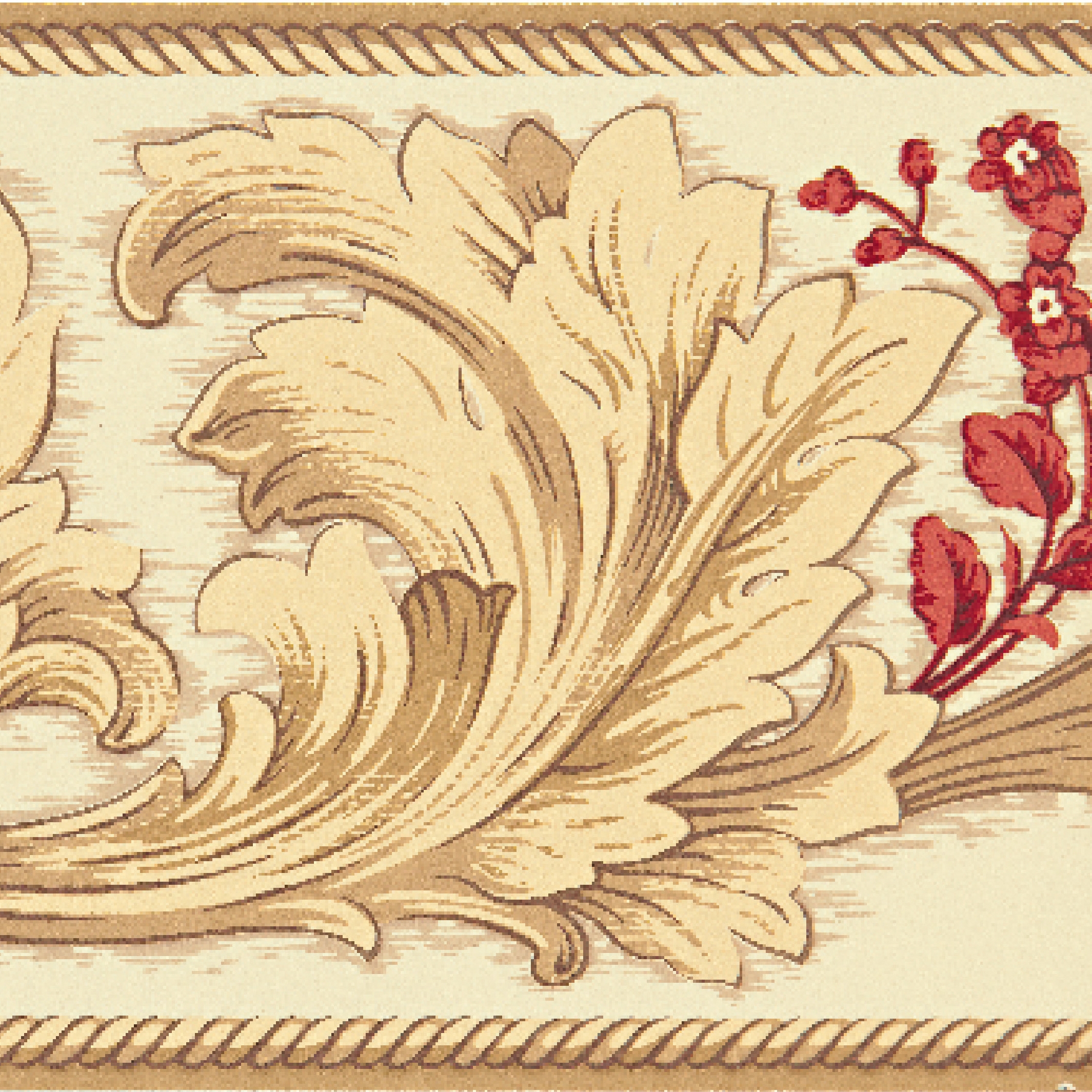 Display product Grand Elegance fleures monique su crema B from manufacturer Petracer's Ceramics