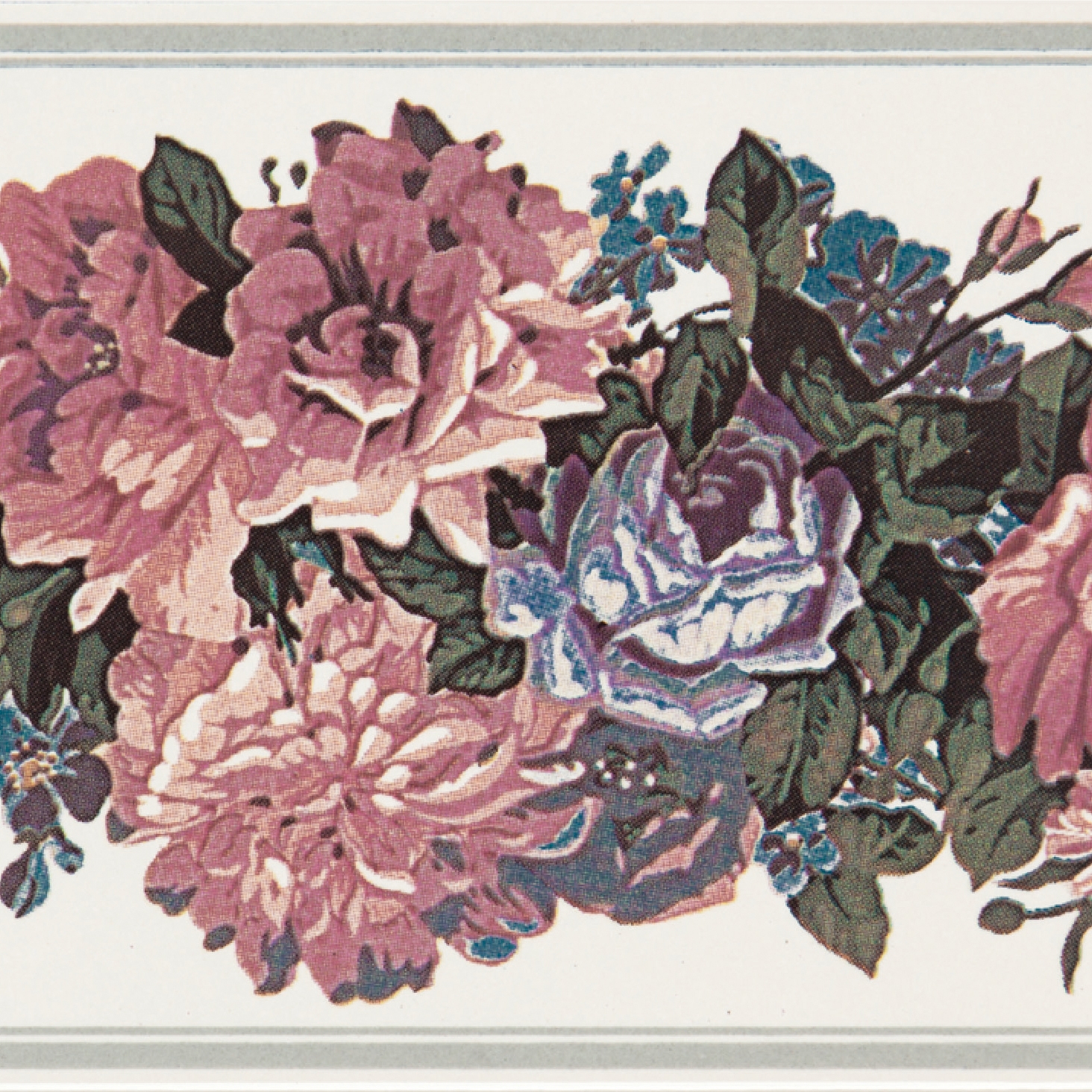 Display product Grand Elegance fleures garland su panna B from manufacturer Petracer's Ceramics