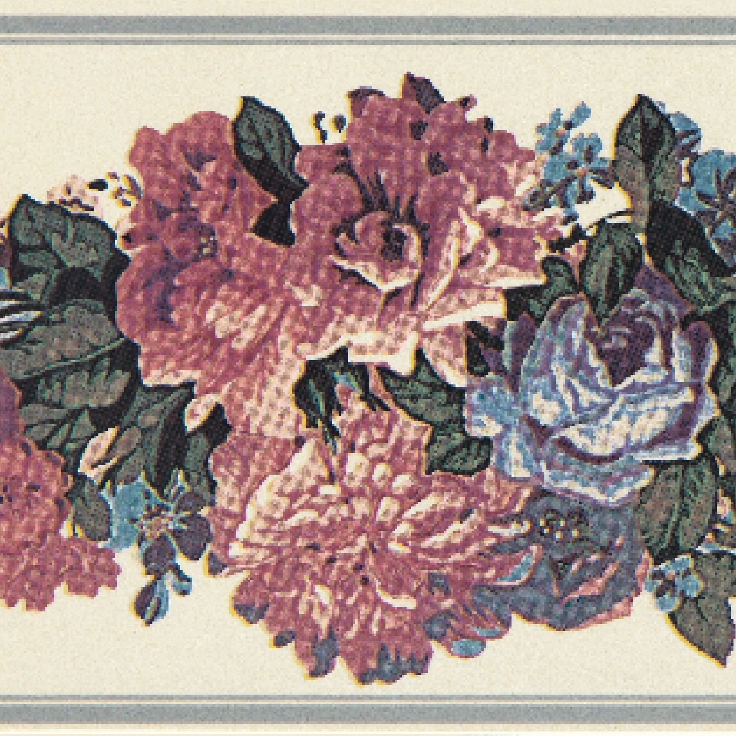 Display product Grand Elegance fleures garland su crema B from manufacturer Petracer's Ceramics