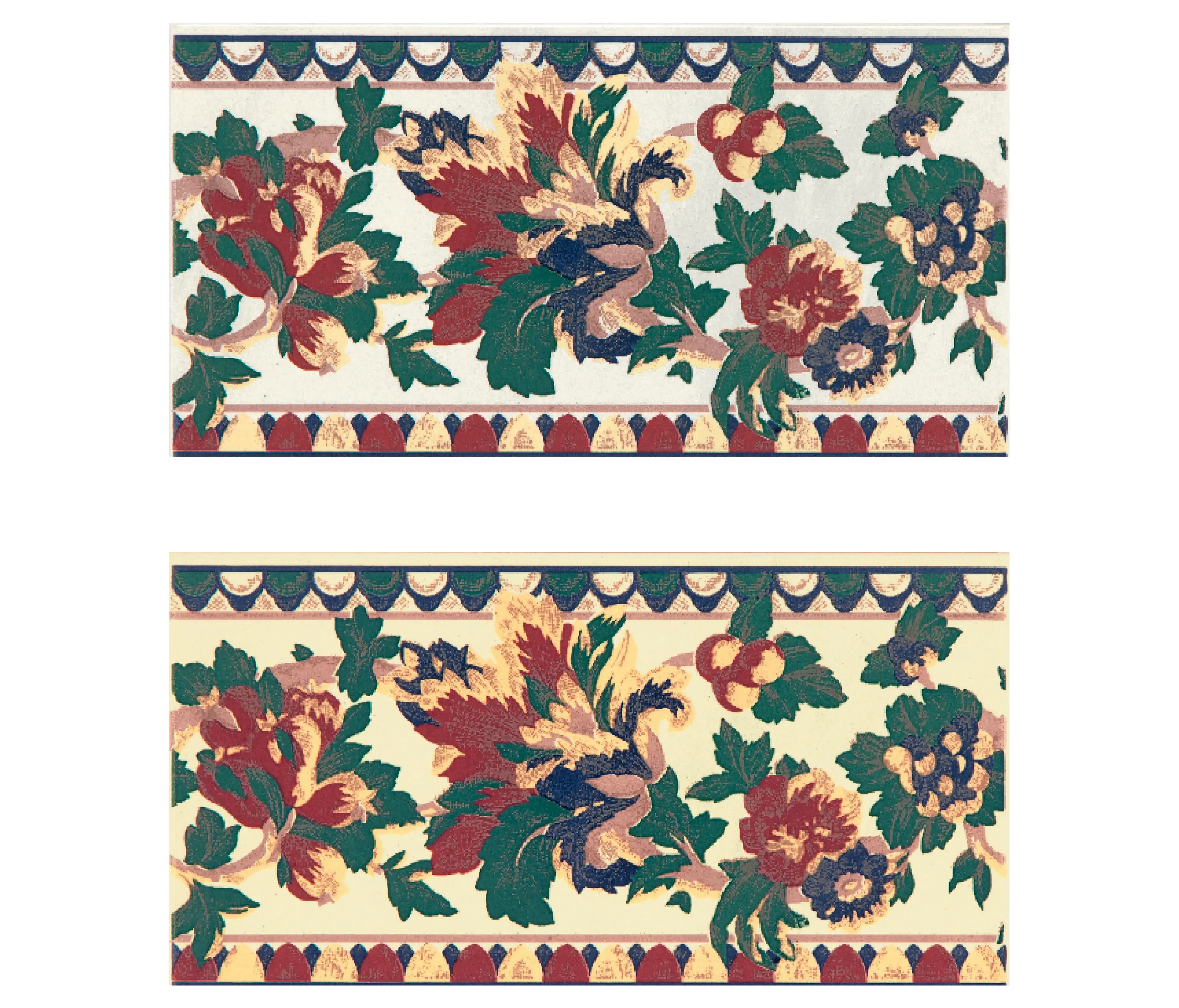 Petracer's Ceramics - Grand Elegance fleures estate su crema