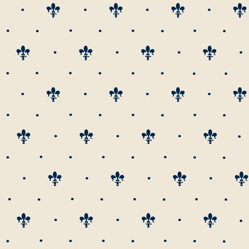 Display product Grand Elegance giglio blu su panna from manufacturer Petracer's Ceramics