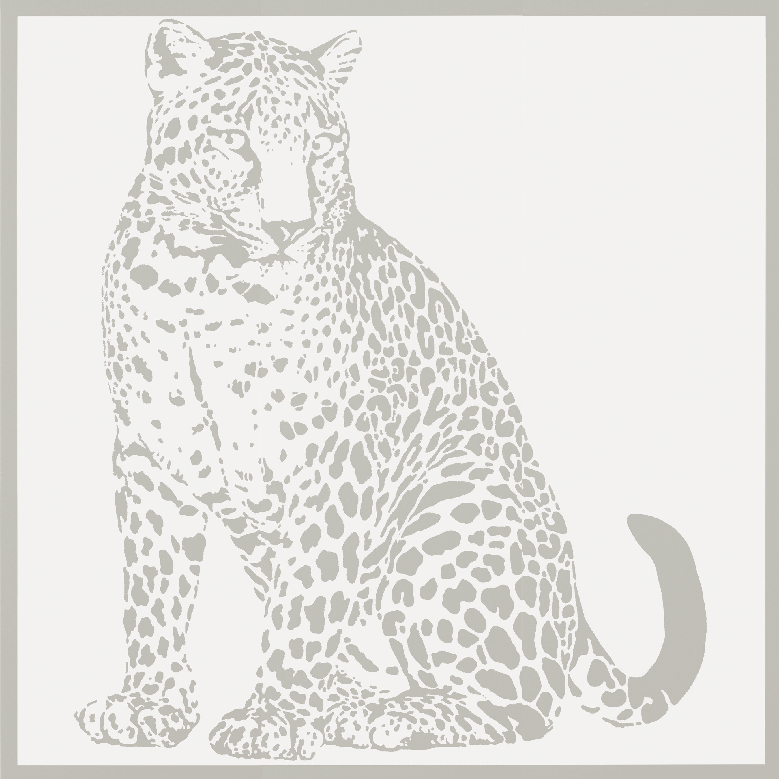 Afficher le produit Gran Galà leopardo seduto bianco du fabricant Petracer's Ceramics