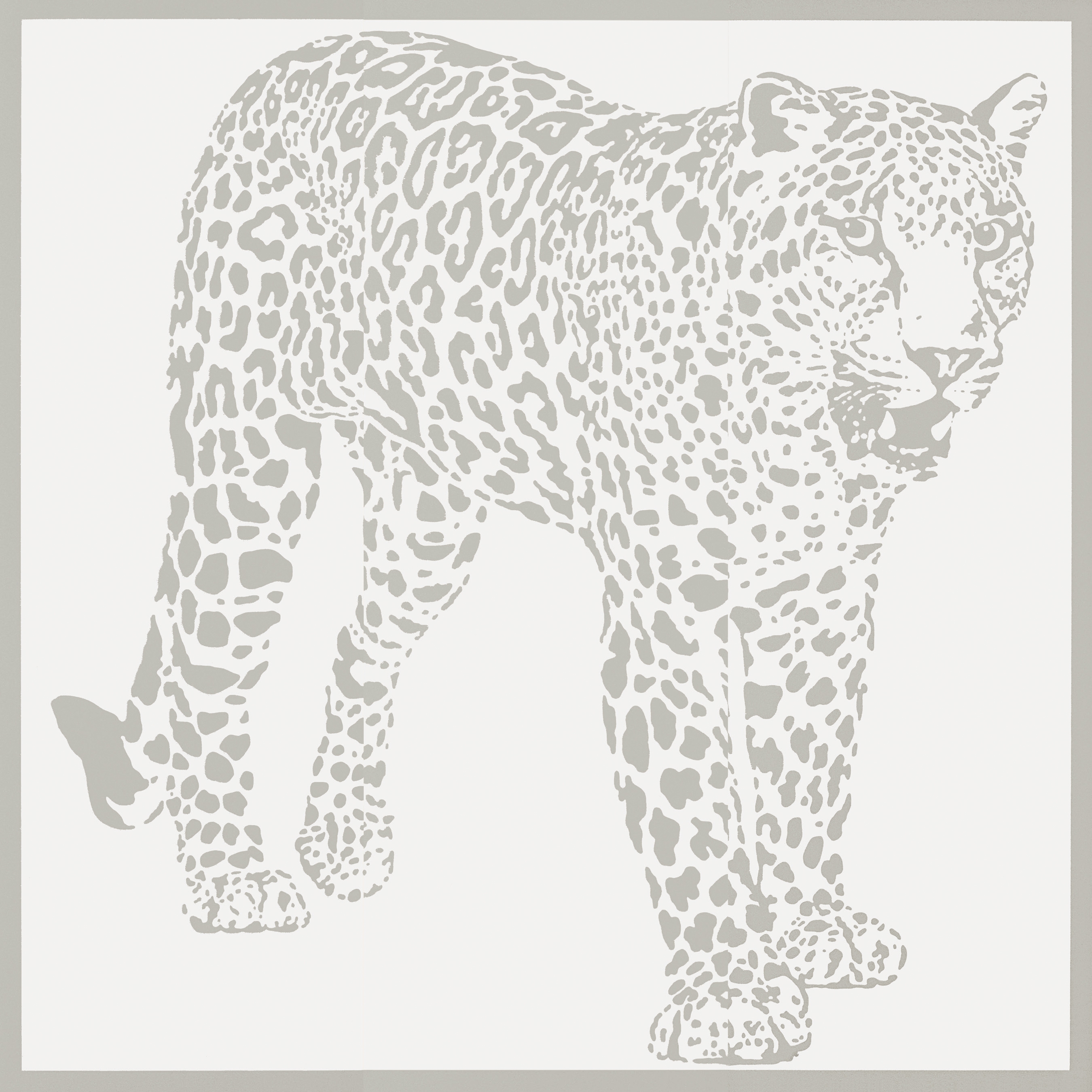 Mostrar el producto Gran Galà leopardo a caccia bianco del fabricante Petracer's Ceramics