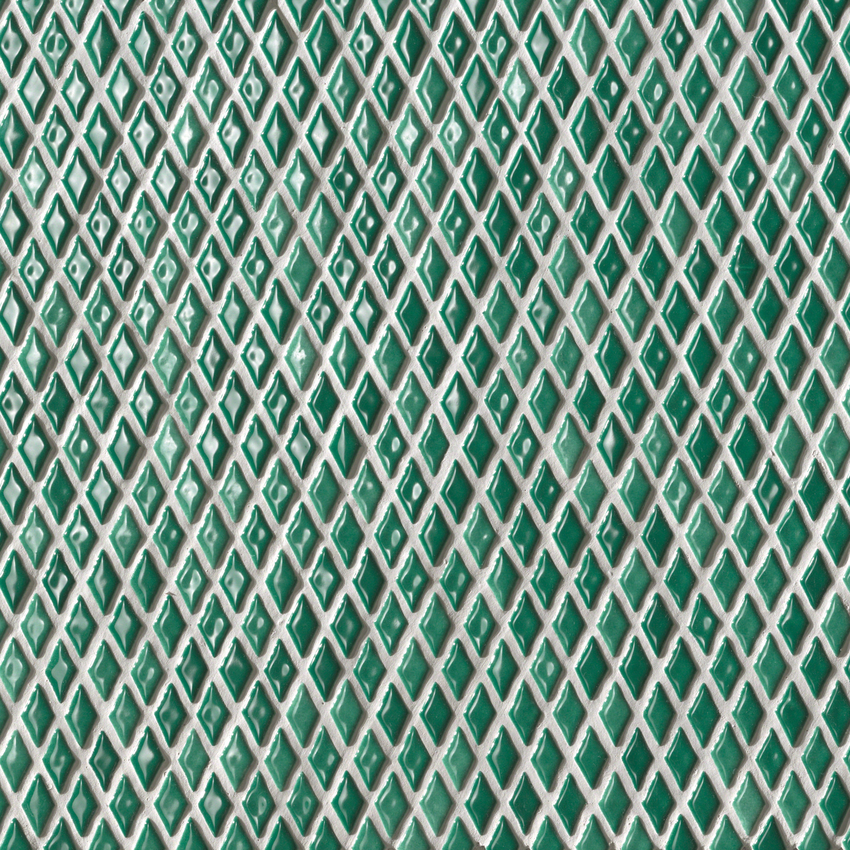 Vertoon produk Rhumbus verde smeraldo van vervaardiger Petracer's Ceramics