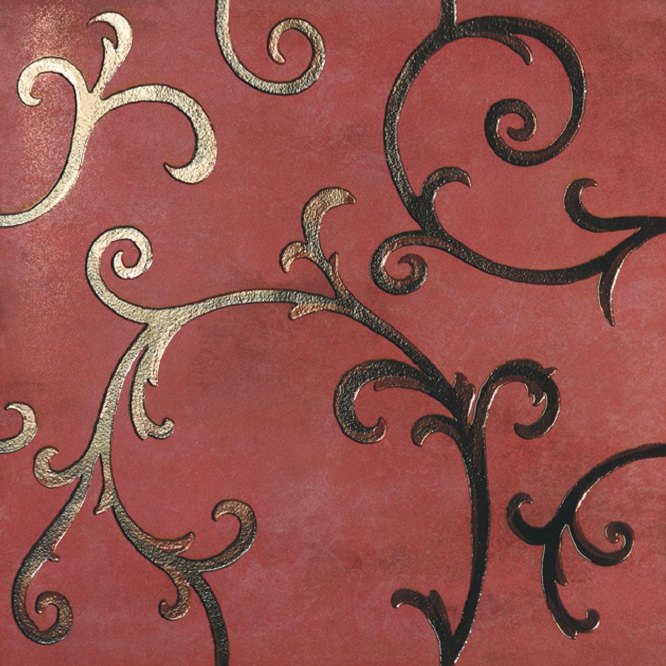 Display product Rinascimento Decorata rubino rame from manufacturer Petracer's Ceramics
