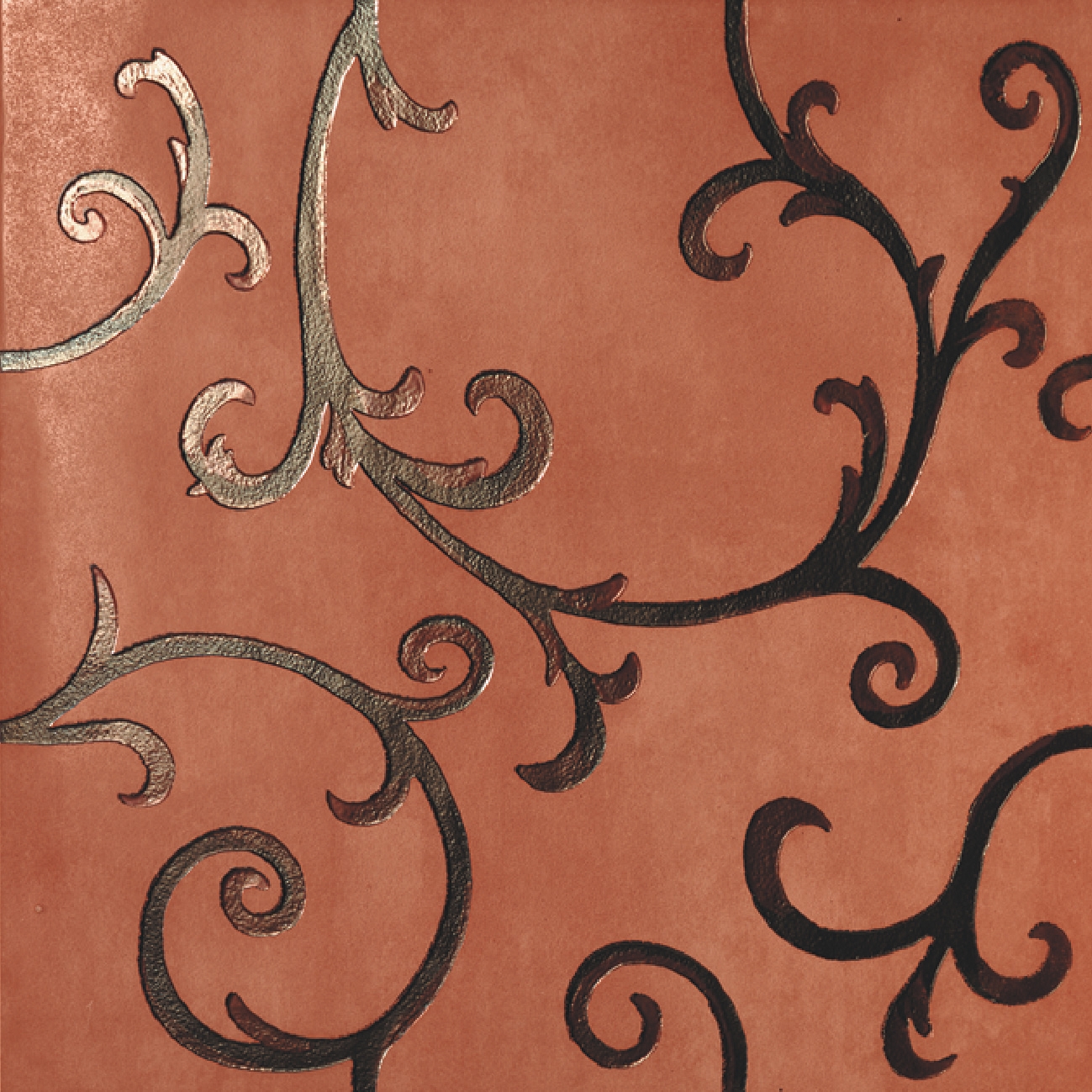 Display product Rinascimento Decorata rame rame from manufacturer Petracer's Ceramics