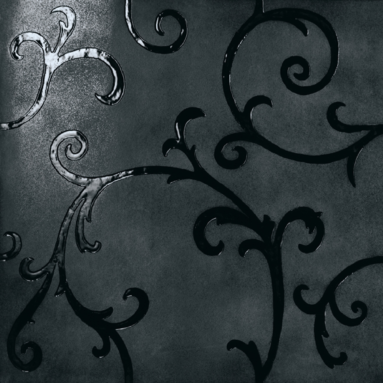 Display product Rinascimento Decorata ebano lava from manufacturer Petracer's Ceramics