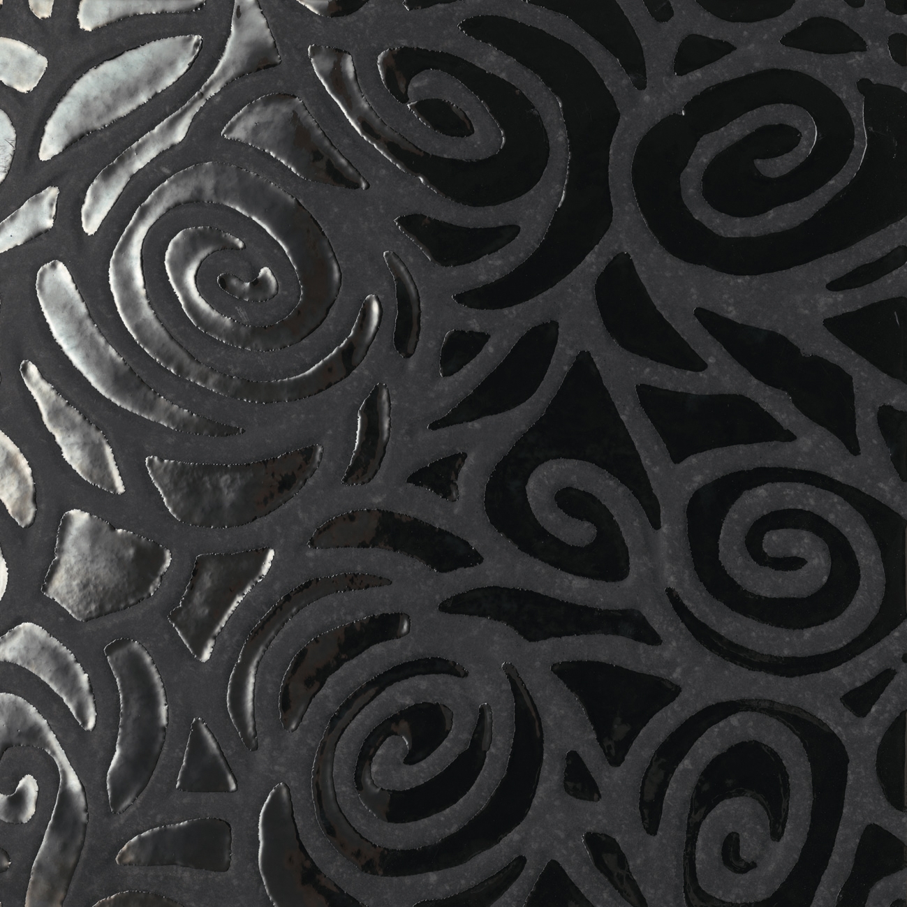Vertoon produk Tango Rock nero pietra lavica mirror van vervaardiger Petracer's Ceramics