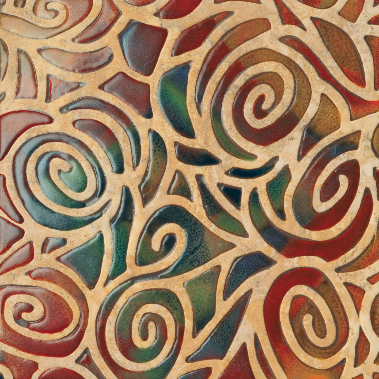 Vertoon produk Tango Rock giallo reale colour van vervaardiger Petracer's Ceramics
