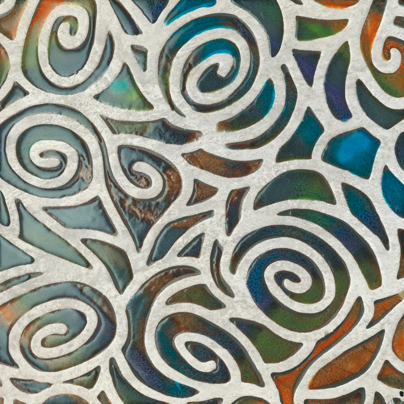 Vertoon produk Tango Rock bianco argenteo colour van vervaardiger Petracer's Ceramics