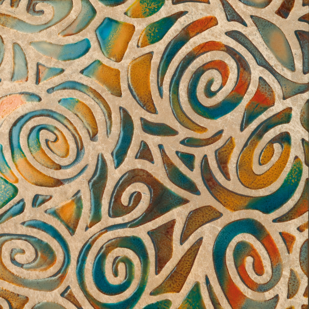 Vertoon produk Tango Rock emperador colour van vervaardiger Petracer's Ceramics