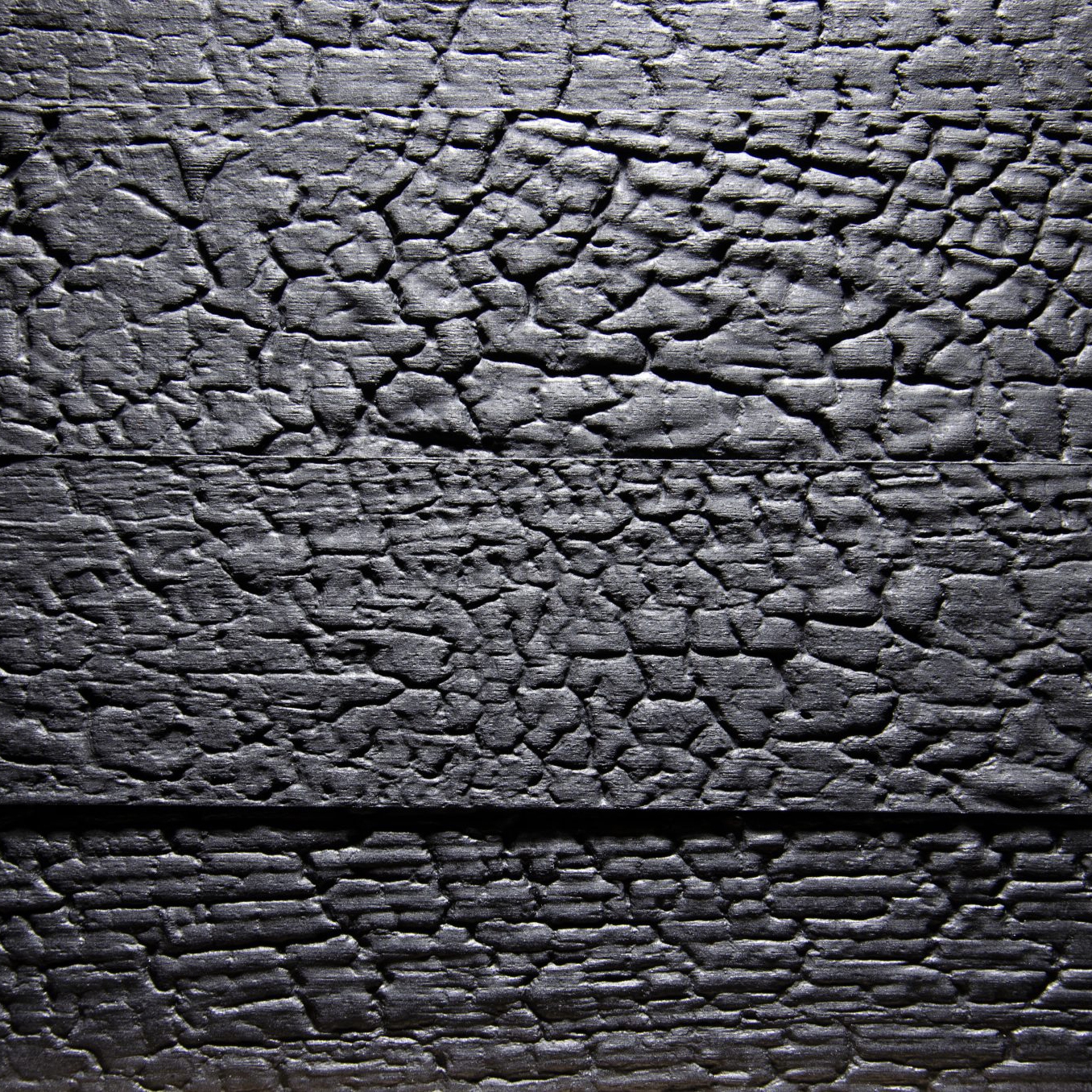 Flamed Wood Fineline Black matte lacquered
