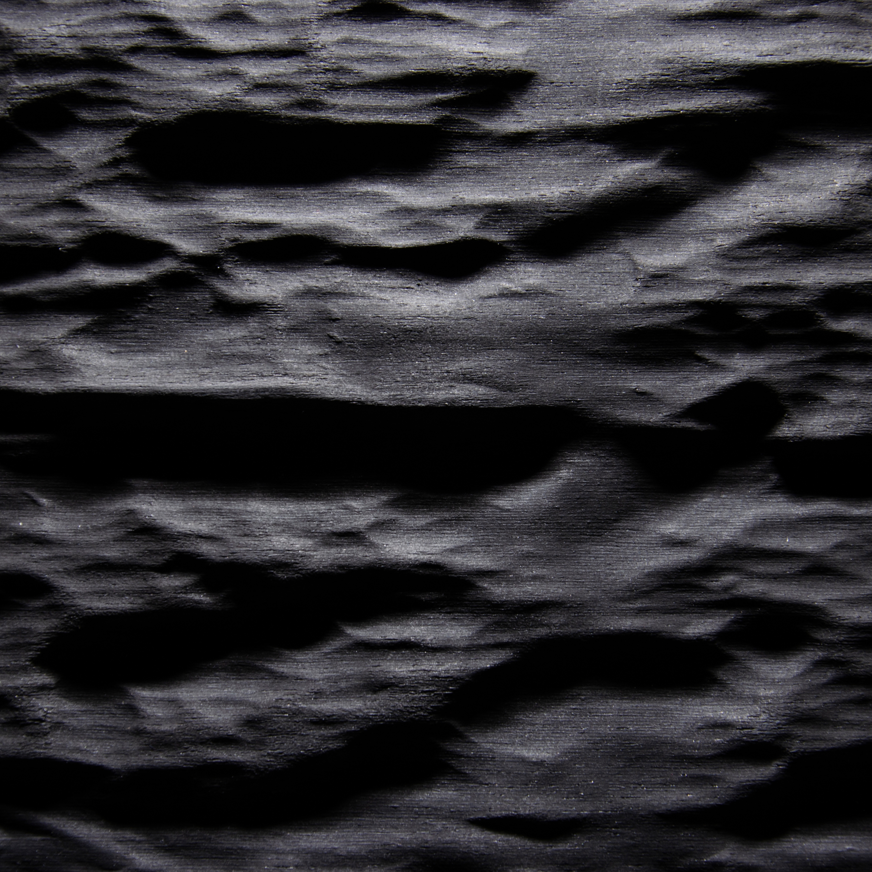 Smooth Bark Fineline Black matte lacquered