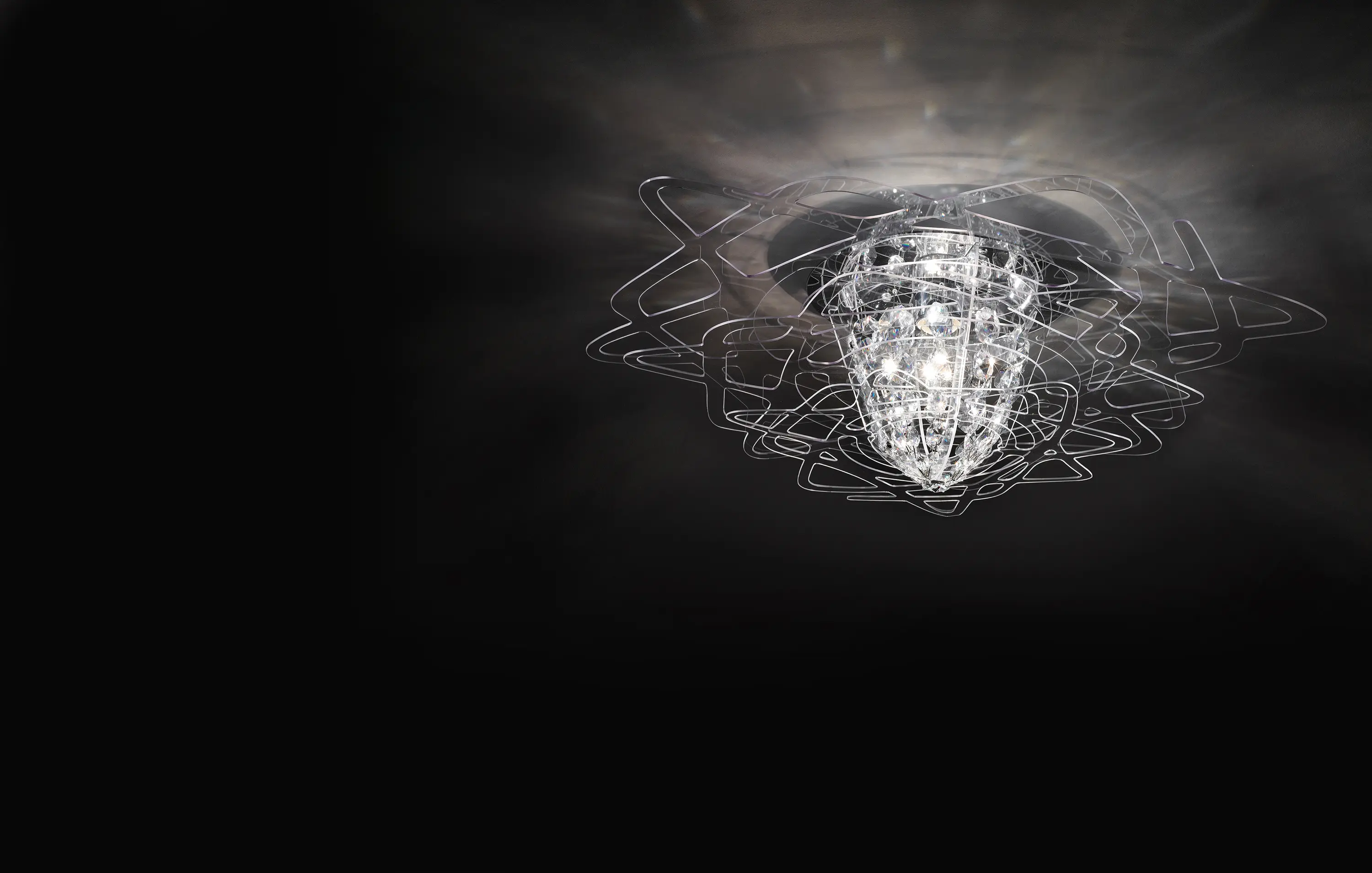 Slamp - Aurora Ceiling Mini | Black