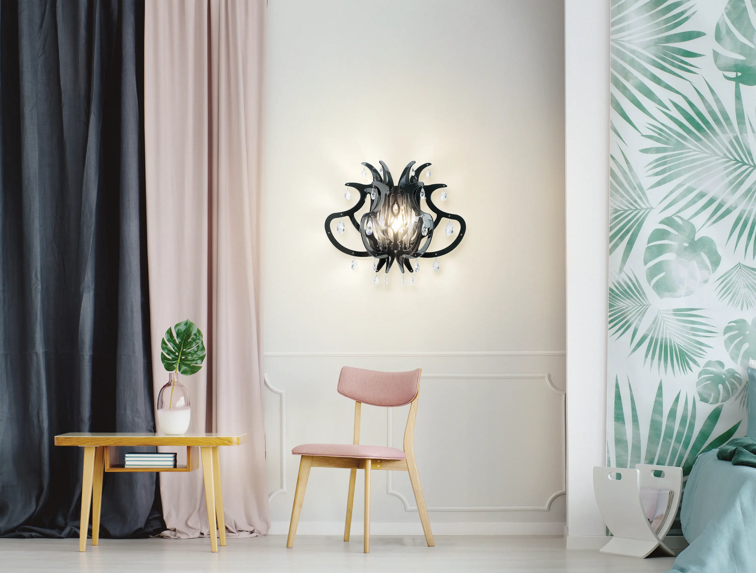 Slamp - Medusa Wall | Black