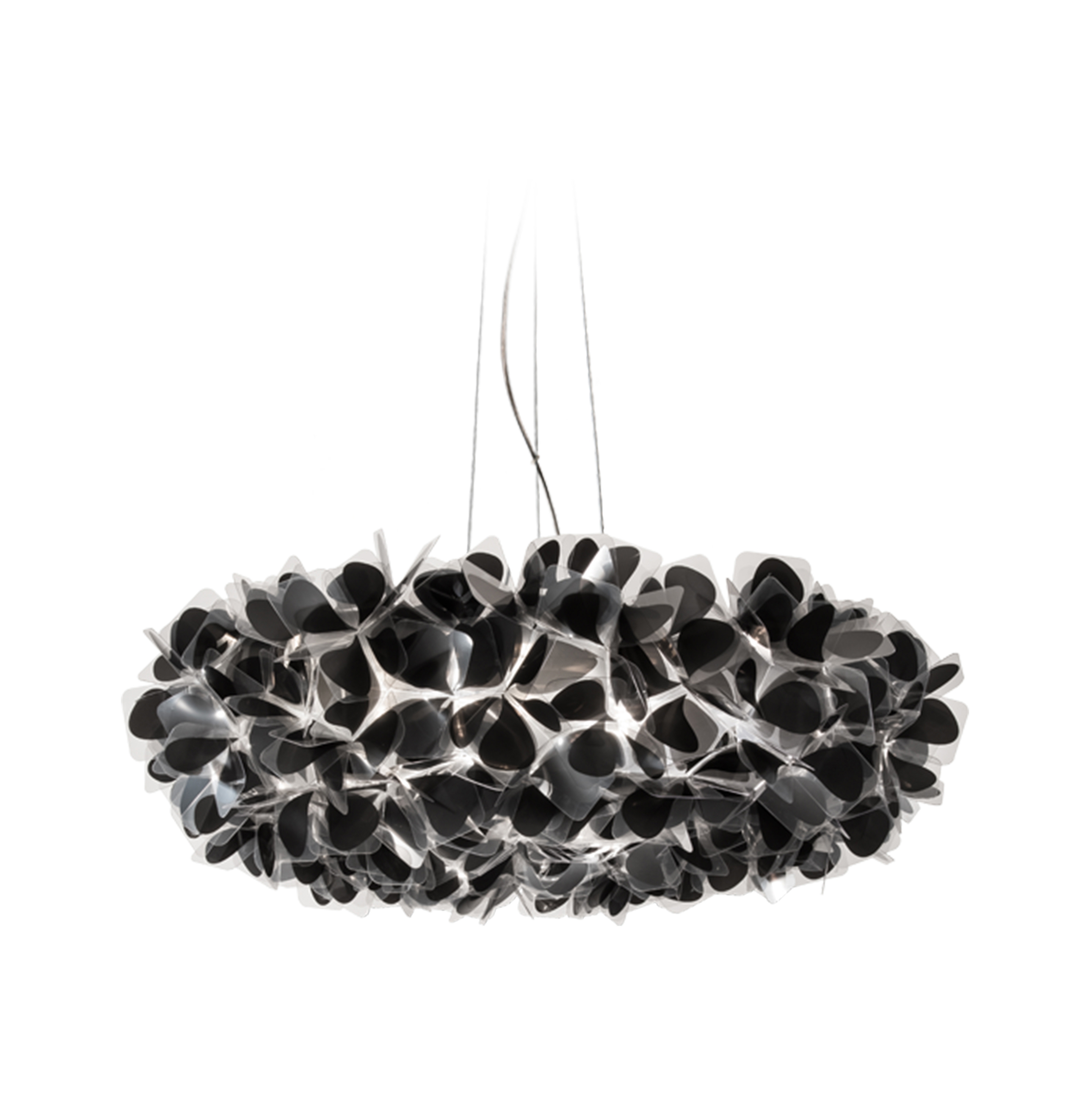 Clizia Suspension 130 | Mama Non Mama Black | Transparent Wire
